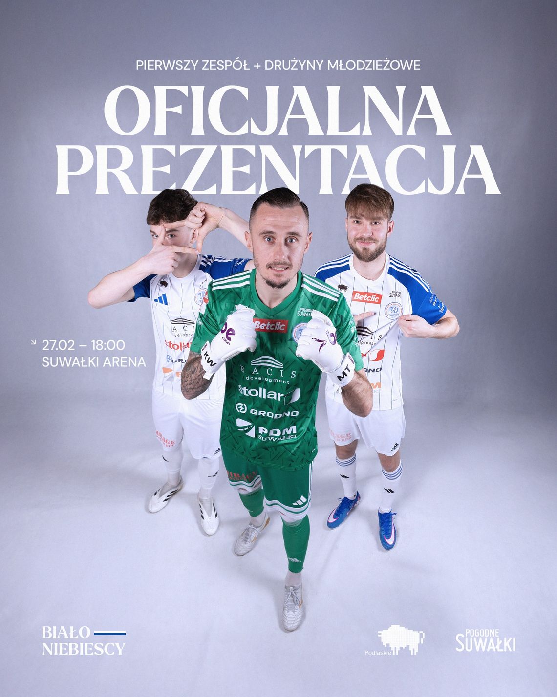 Biało-Niebiescy, zapiszcie tę datę! Prezentacja Wigier już 27 lutego