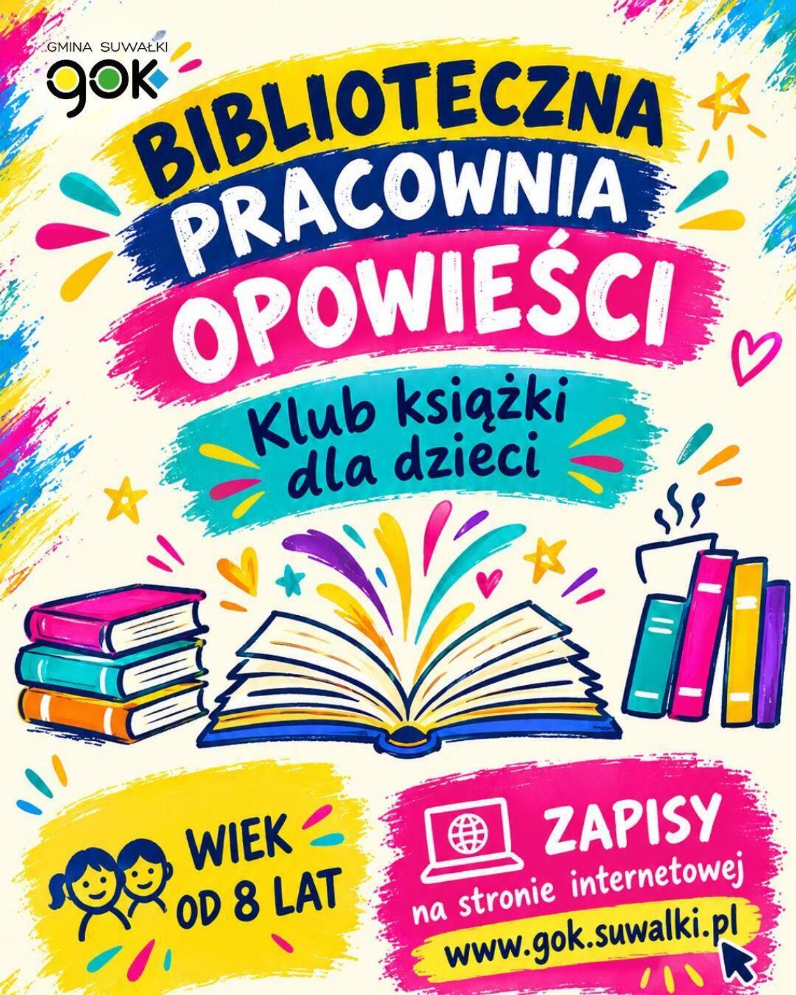 Biblioteczna Pracownia Opowieści zaprasza dzieci. Powstanie wyjątkowy dziennik czytelniczy Biblioteczna Pracownia Opowieści zaprasza dzieci. Powstanie wyjątkowy dziennik czytelniczy