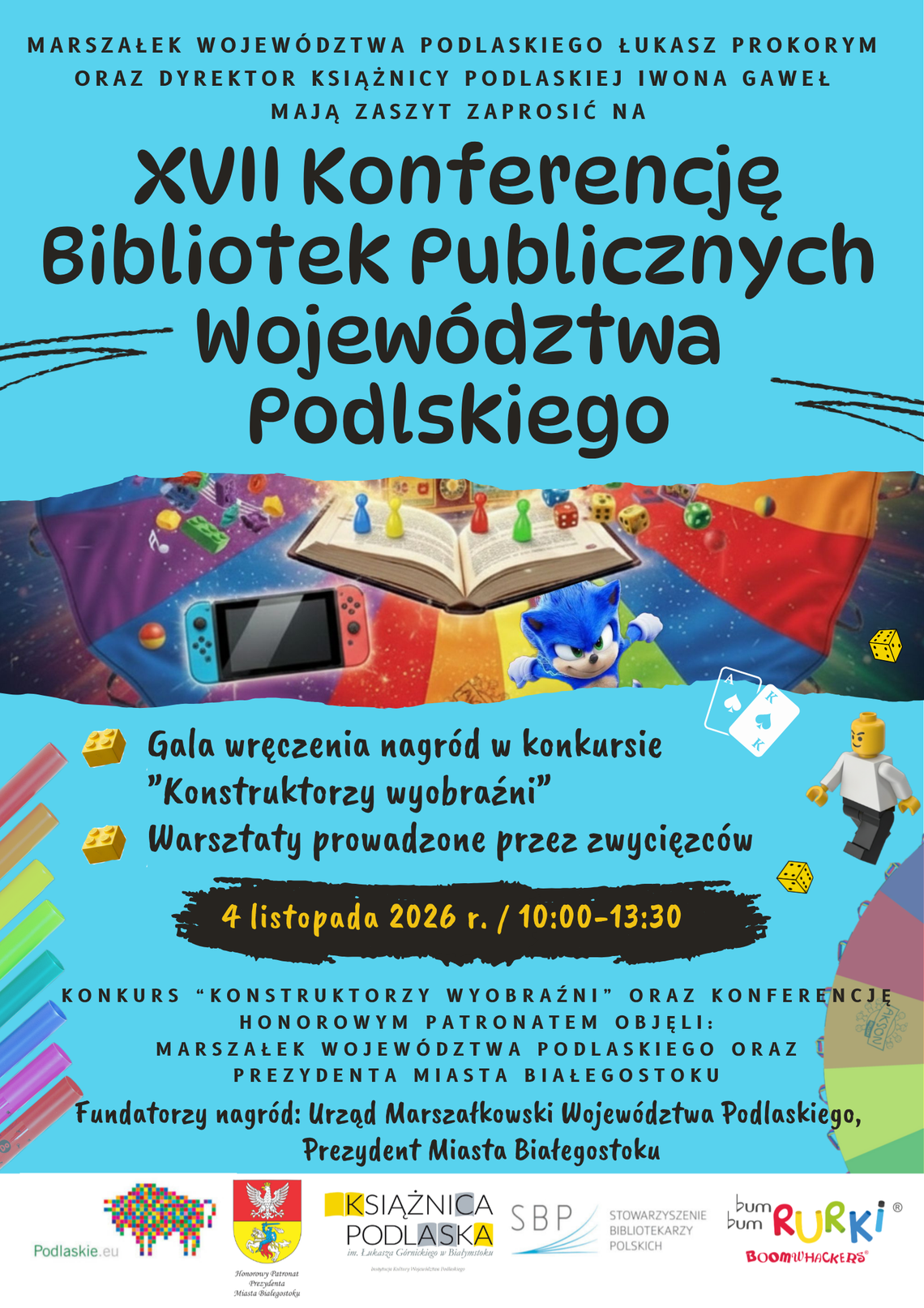 Biblioteki zamieniły książki w kreatywną zabawę. Wkrótce gala „Konstruktorów wyobraźni” Biblioteki zamieniły książki w kreatywną zabawę. Wkrótce gala „Konstruktorów wyobraźni”