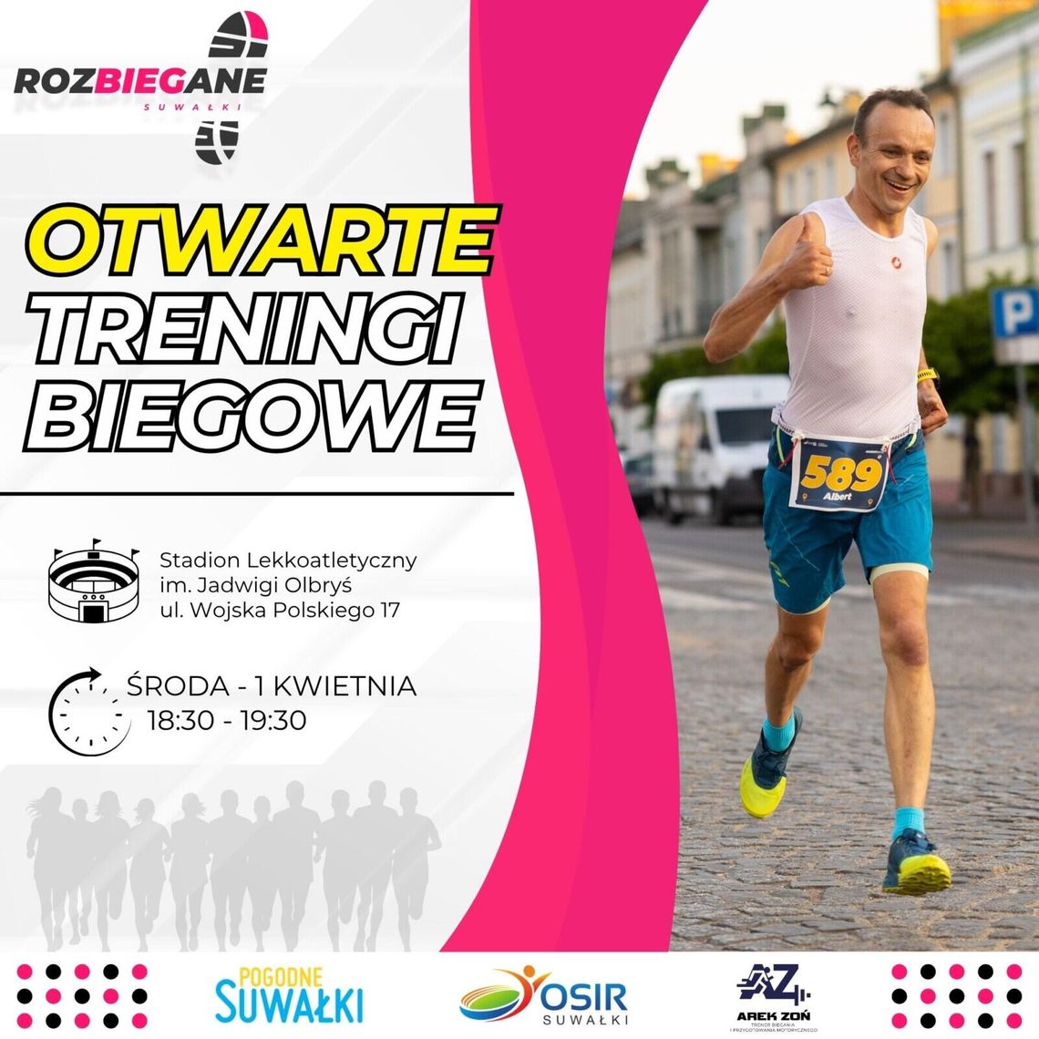 Biegaj za darmo na Stadionie Lekkoatletycznym – treningi wracają! 🏃‍♂️🏃‍♀️