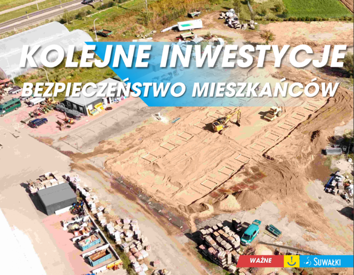 Blisko 9,8 mln zł na ochronę ludności w Suwałkach. Miasto inwestuje w magazyny, schronienie i sprzęt Blisko 9,8 mln zł na ochronę ludności w Suwałkach. Miasto inwestuje w magazyny, schronienie i sprzęt