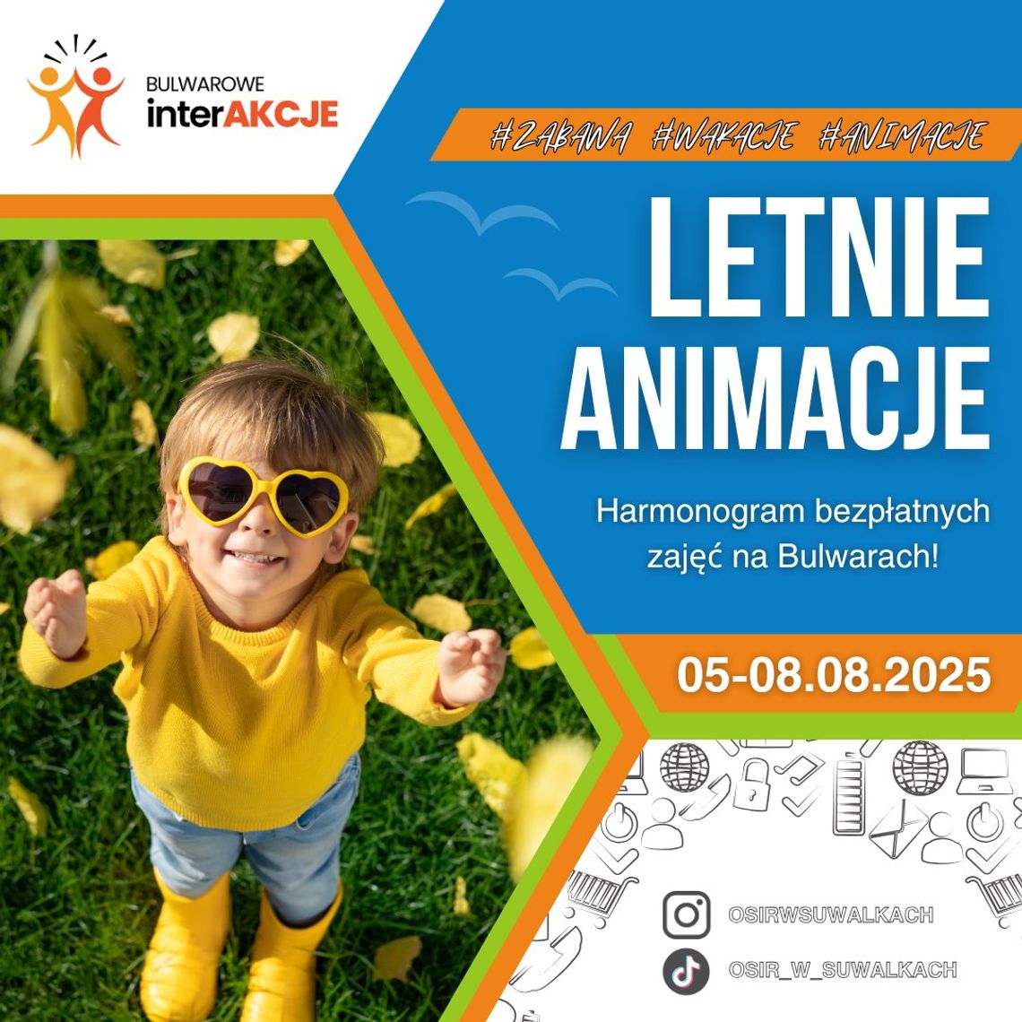 🌞 Bulwarowe interAKCJE trwają! Animacje, pikniki i warsztaty nad Czarną Hańczą 🎨🎶