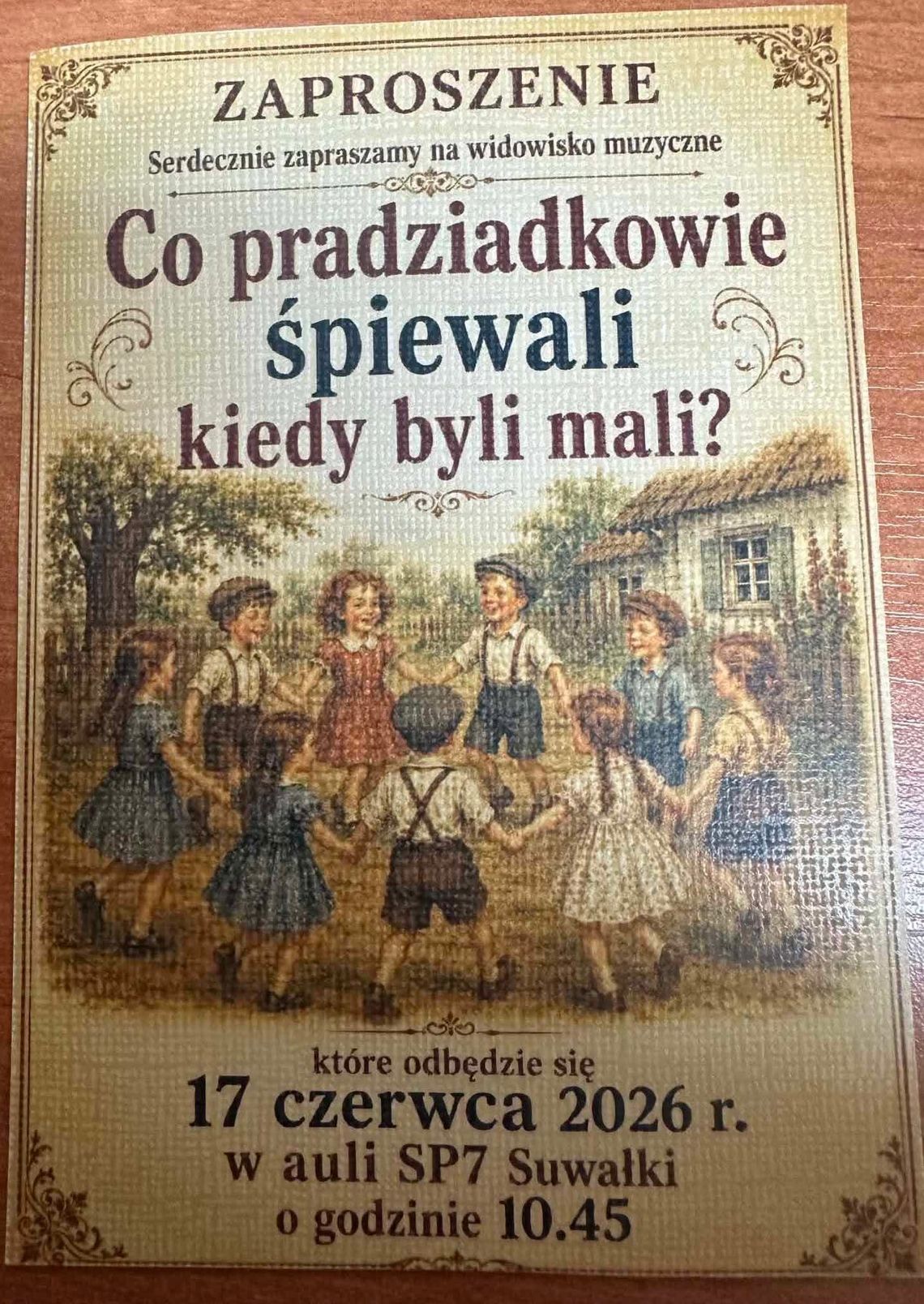 „Co pradziadkowie śpiewali kiedy byli mali?” – wyjątkowe widowisko muzyczne w Suwałkach „Co pradziadkowie śpiewali kiedy byli mali?” – wyjątkowe widowisko muzyczne w Suwałkach