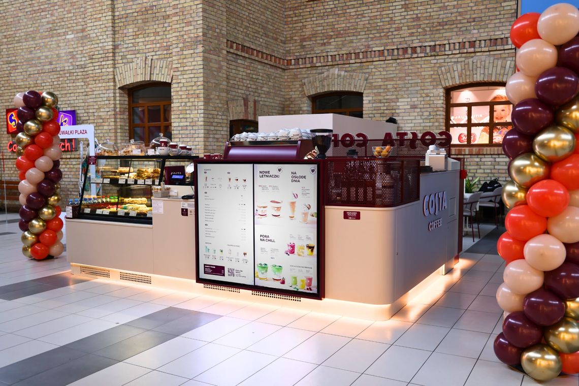 Costa Coffee już otwarta w Suwałkach. Nowa kawiarnia w Galerii Plaza