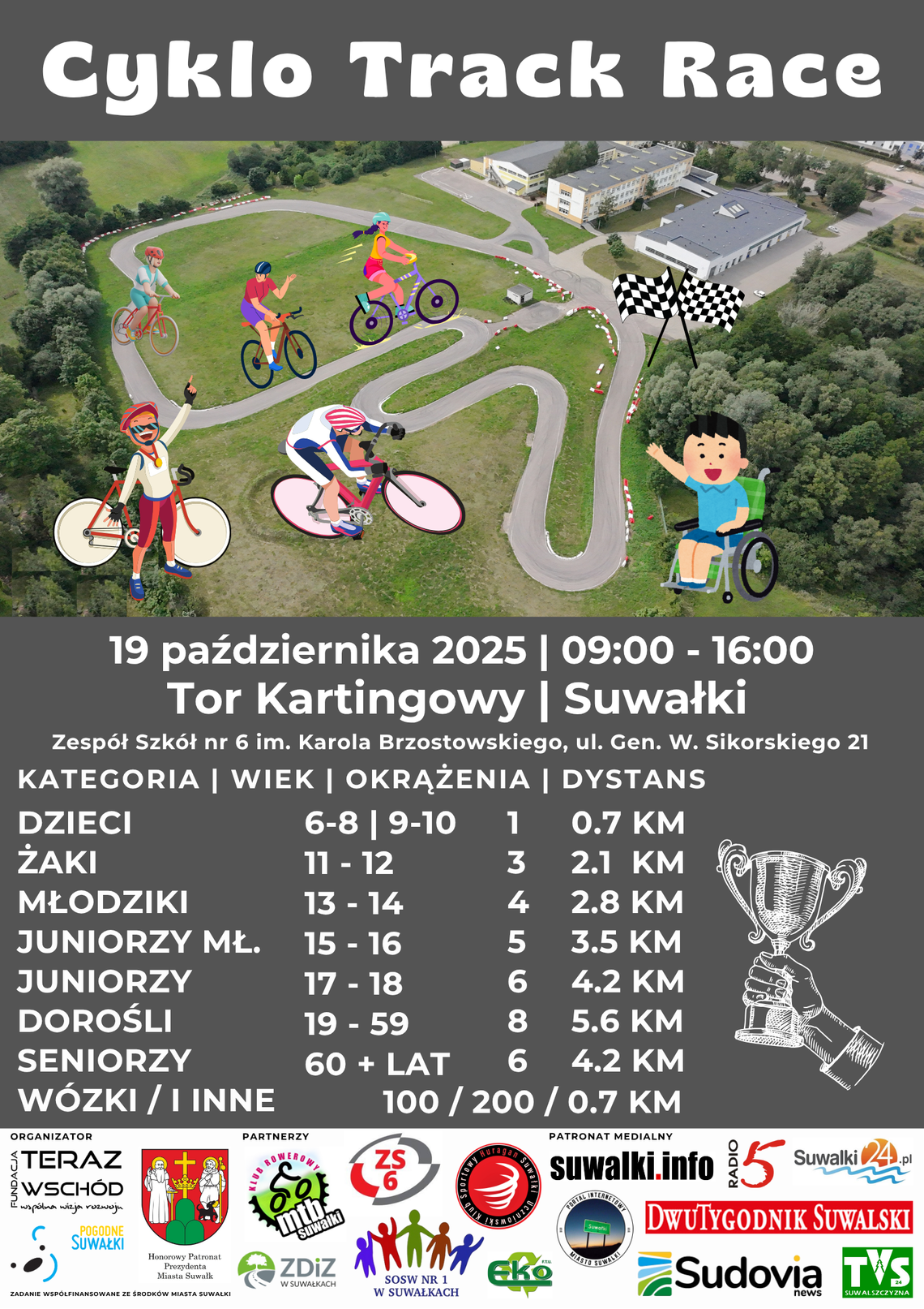 🚴♂️ CYKLO TRACK RACE 2025 – rowerowe emocje na torze kartingowym w Suwałkach! 🔥 🚴♂️ CYKLO TRACK RACE 2025 – rowerowe emocje na torze kartingowym w Suwałkach! 🔥