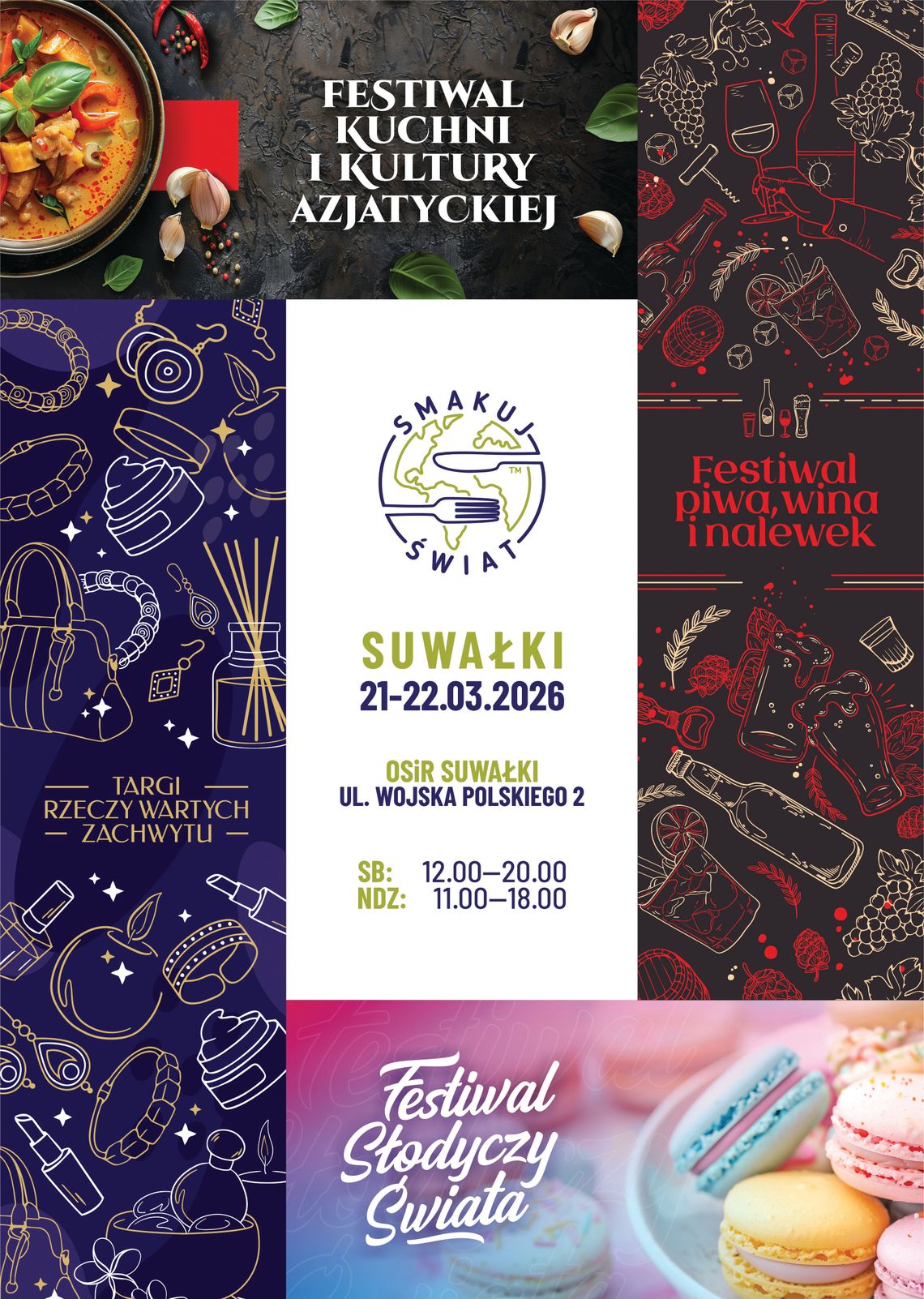 Cztery festiwale w jednym miejscu! Kulinarne i kulturalne święto w Suwałkach Cztery festiwale w jednym miejscu! Kulinarne i kulturalne święto w Suwałkach