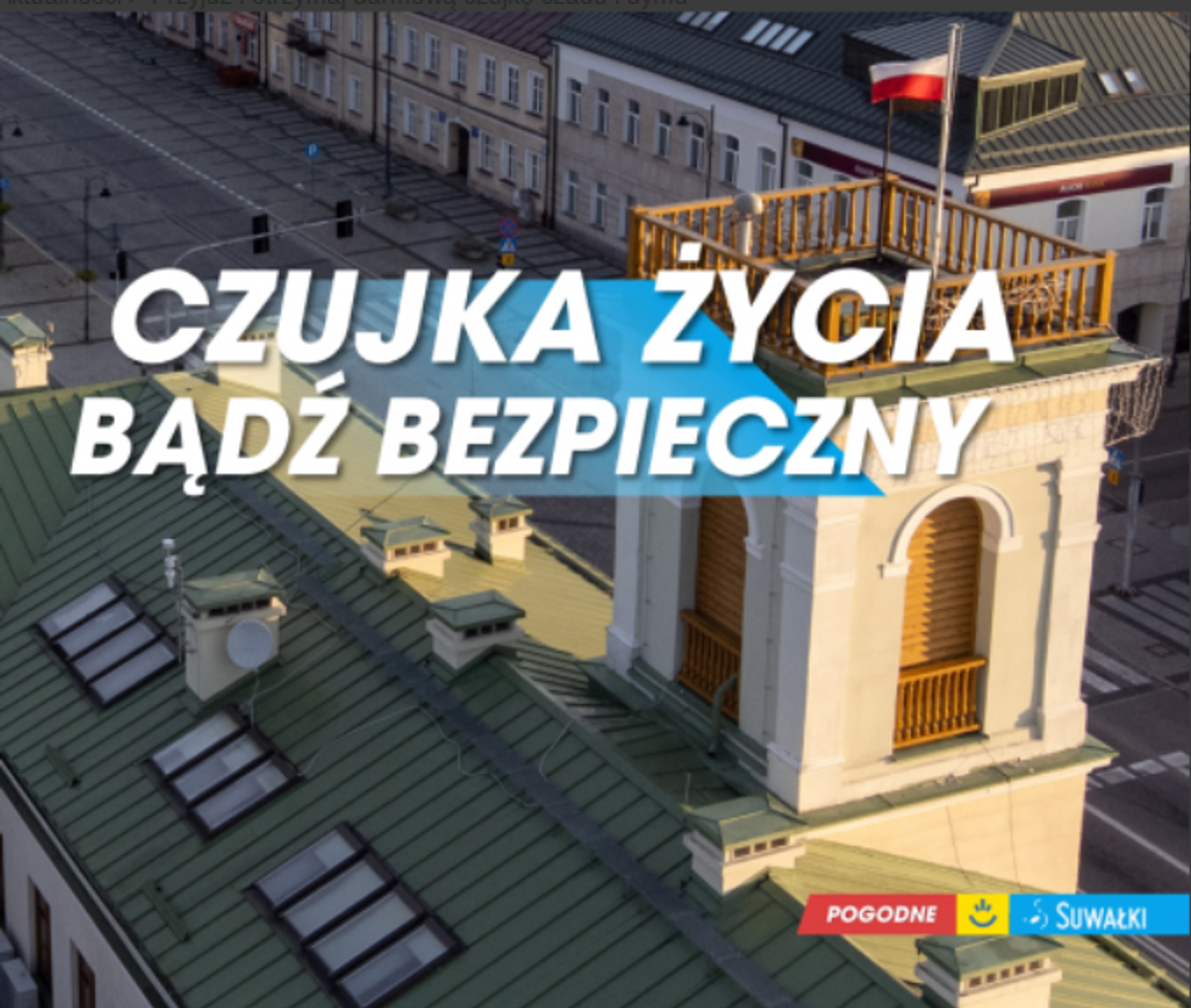 Darmowa czujka czadu i dymu w Suwałkach. Sprawdź, kto może ją otrzymać