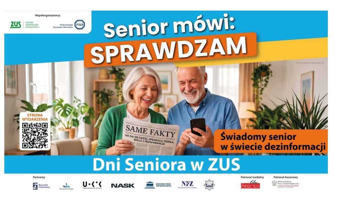 Dni Seniora w Podlaskiem. ZUS zaprasza na bezpłatne porady i spotkania Dni Seniora w Podlaskiem. ZUS zaprasza na bezpłatne porady i spotkania