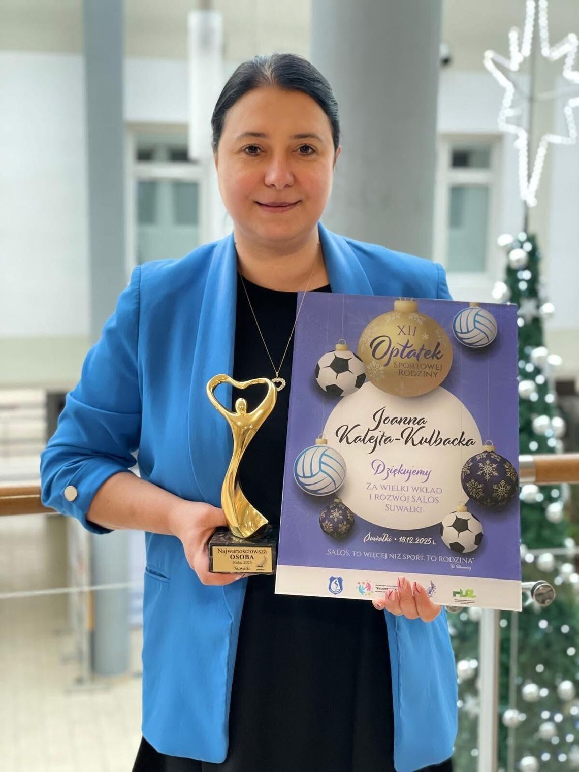 Dr Joanna Kalejta-Kulbacka wyróżniona tytułem „Najwartościowszej osoby roku 2025”