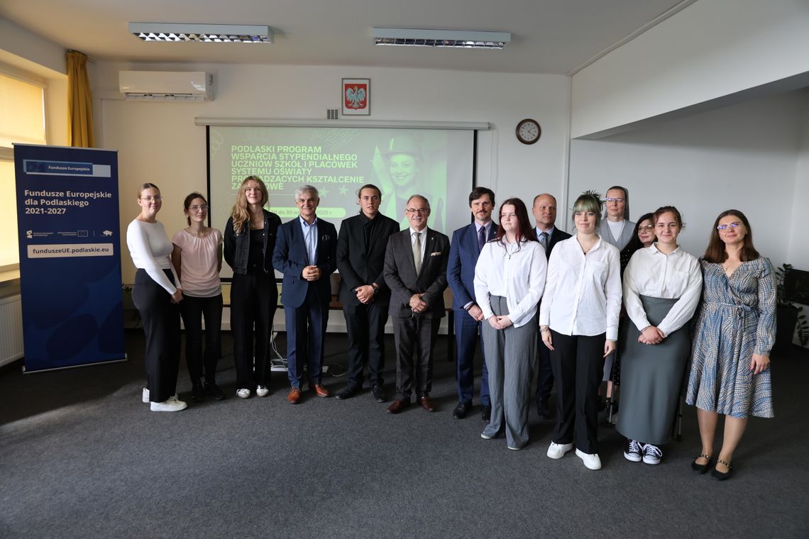 Drugi nabór wniosków na stypendia – konferencja prasowa w Suwałkach