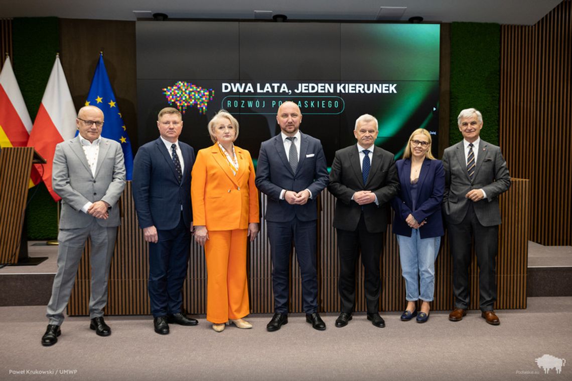 Dwa lata pracy zarządu województwa podlaskiego. Podsumowanie i plany na przyszłość