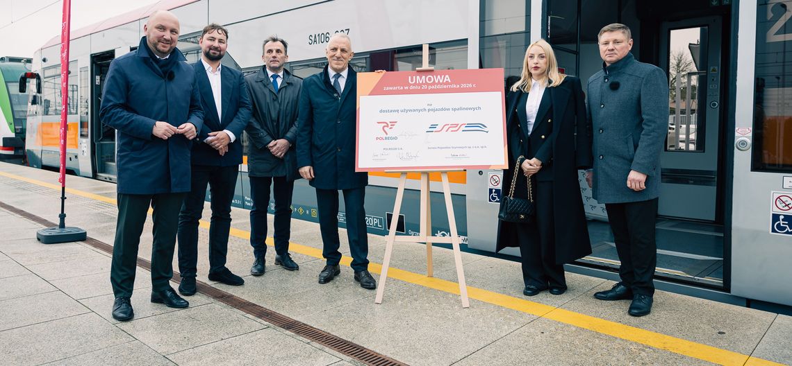 Dwa nowe pociągi dla Podlaskiego. Ponad 26 mln zł na modernizację taboru Dwa nowe pociągi dla Podlaskiego. Ponad 26 mln zł na modernizację taboru