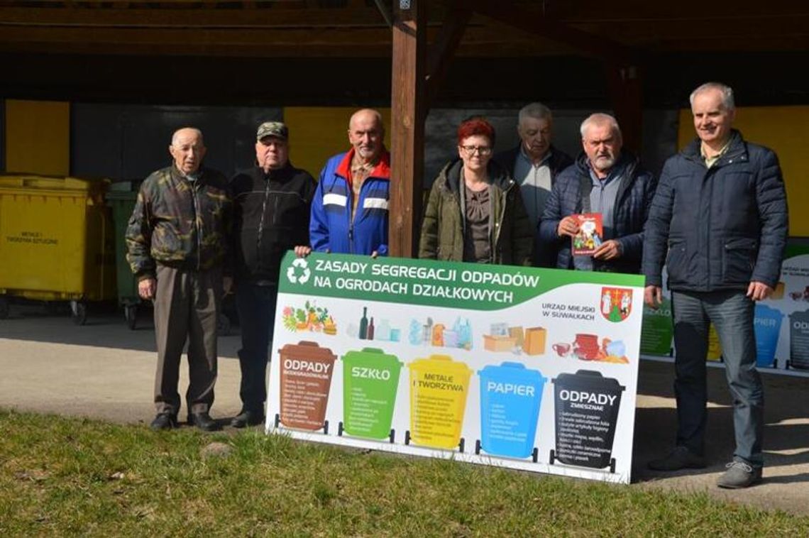 Działkowcy włączają się do akcji „Suwalczaki Segregują”