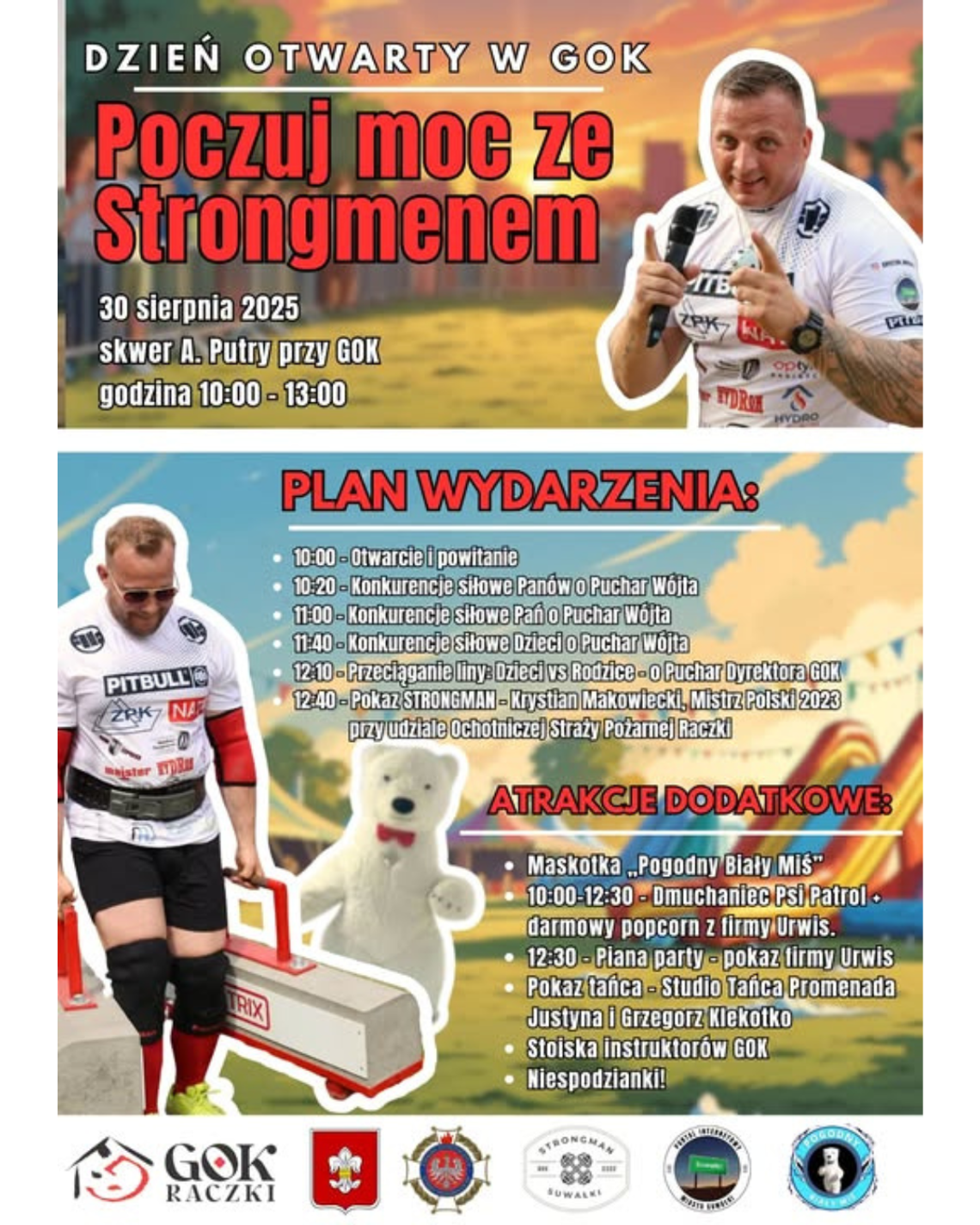 🎉 Dzień Otwarty GOK w Raczkach – atrakcje, pokazy i nowa oferta zajęć