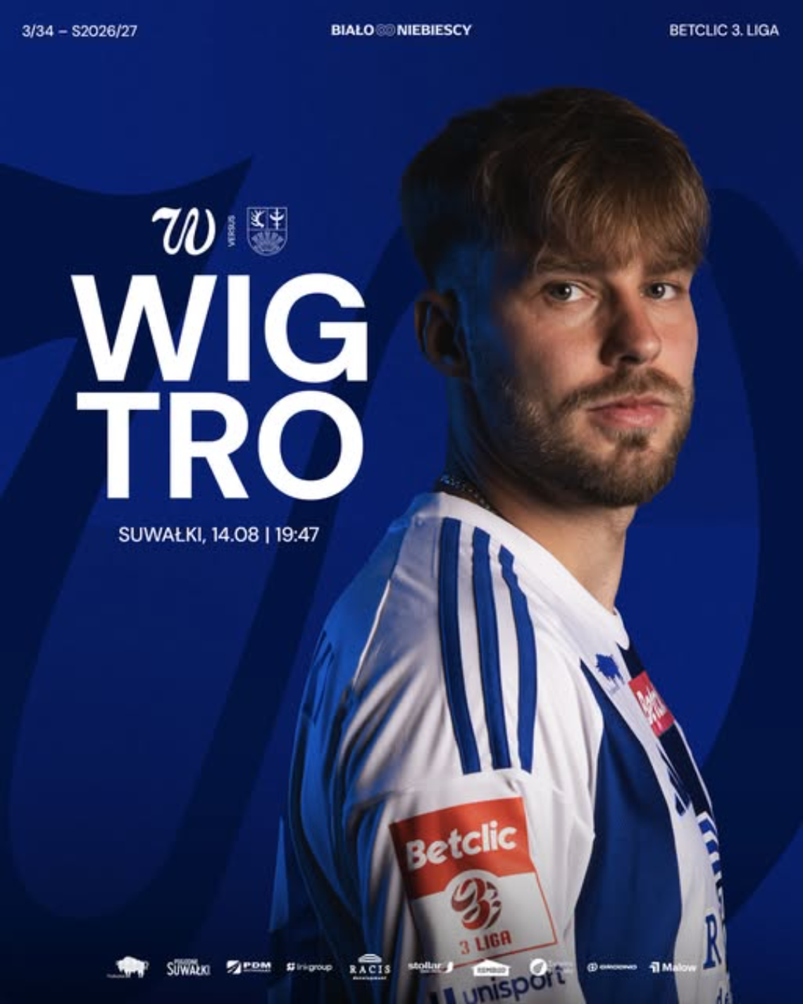Dziś Wigry Suwałki zagrają z Troszynem. Biało-Niebiescy są faworytem, ale łatwo nie będzie Dziś Wigry Suwałki zagrają z Troszynem. Biało-Niebiescy są faworytem, ale łatwo nie będzie