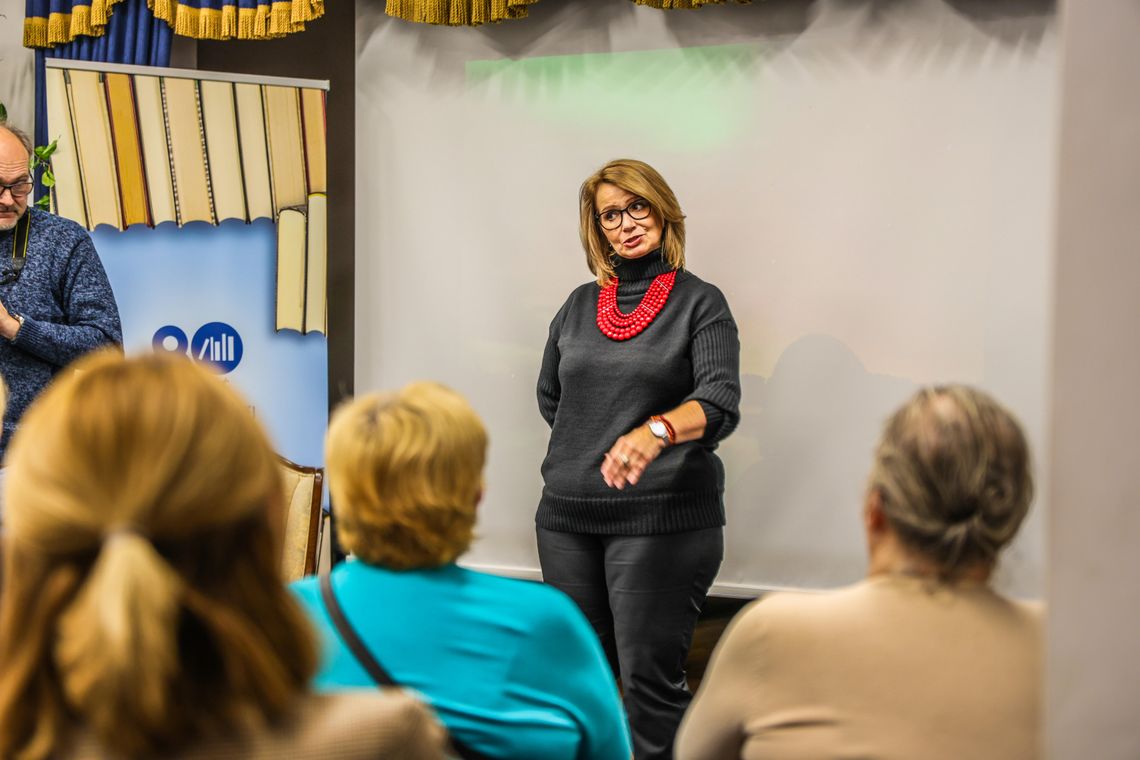 Echo szeptów – spotkanie z Katarzyną Kuśmierczyk za nami Echo szeptów – spotkanie z Katarzyną Kuśmierczyk za nami