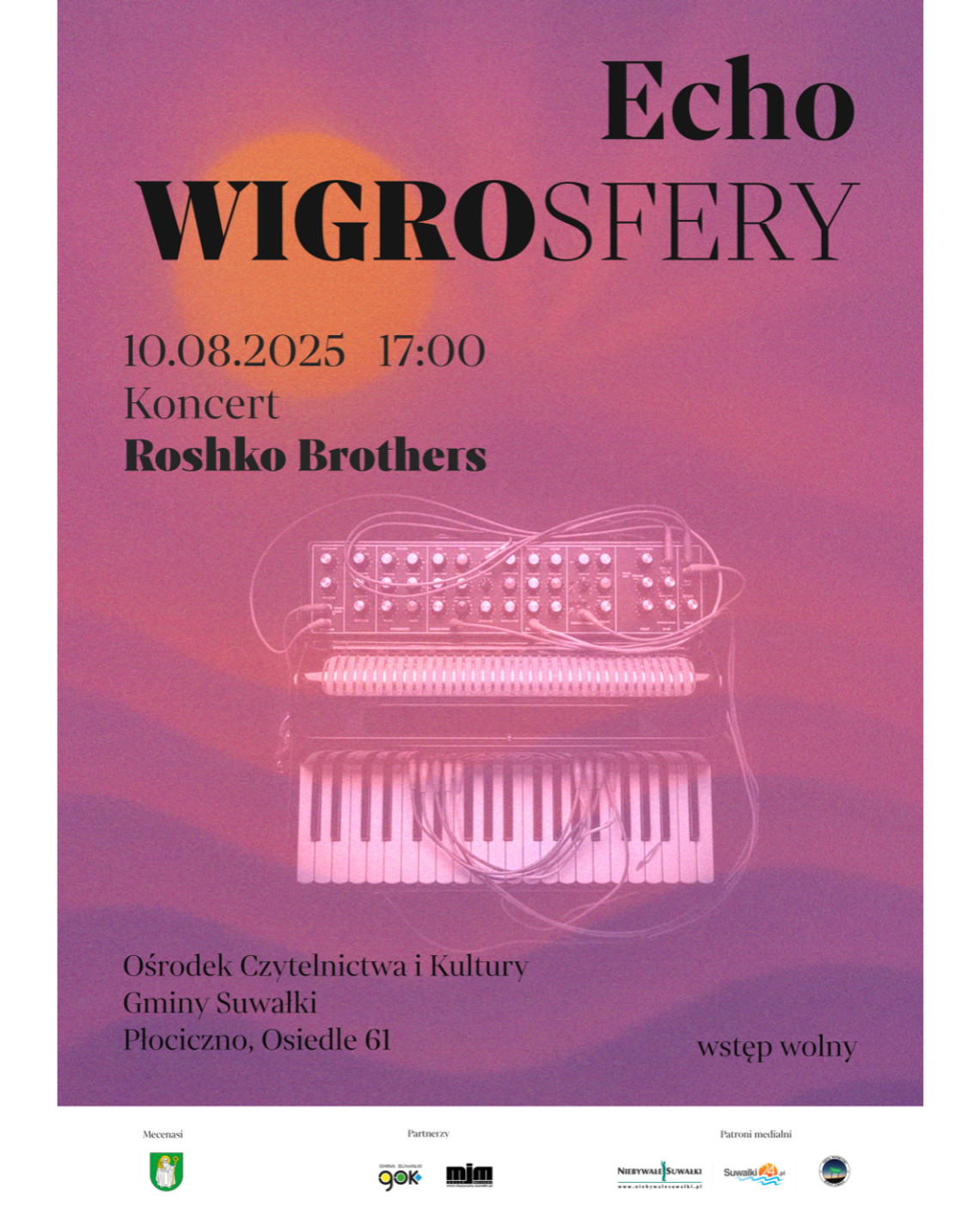 🎻 Echo Wigrosfery – koncert Roshko Brothers już 10 sierpnia!