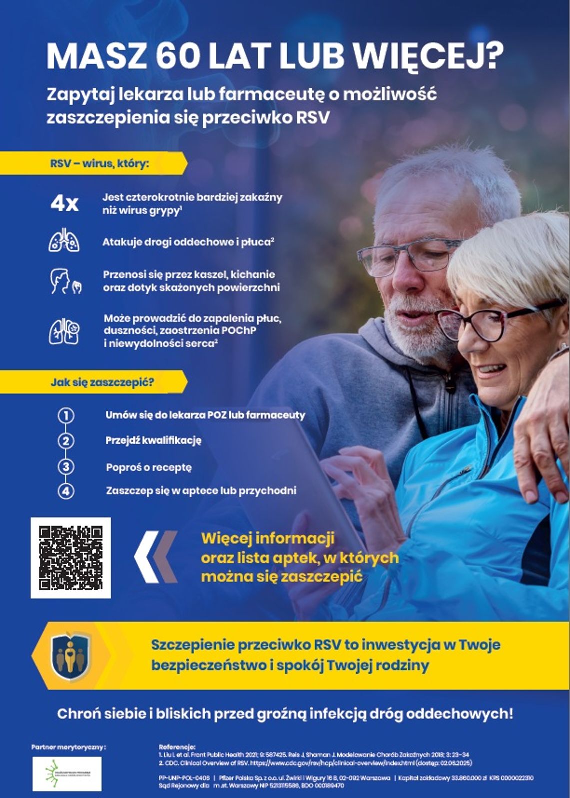 🩺 Edukacja i szczepienia przeciw RSV dla seniorów – ważny krok w profilaktyce zdrowotnej