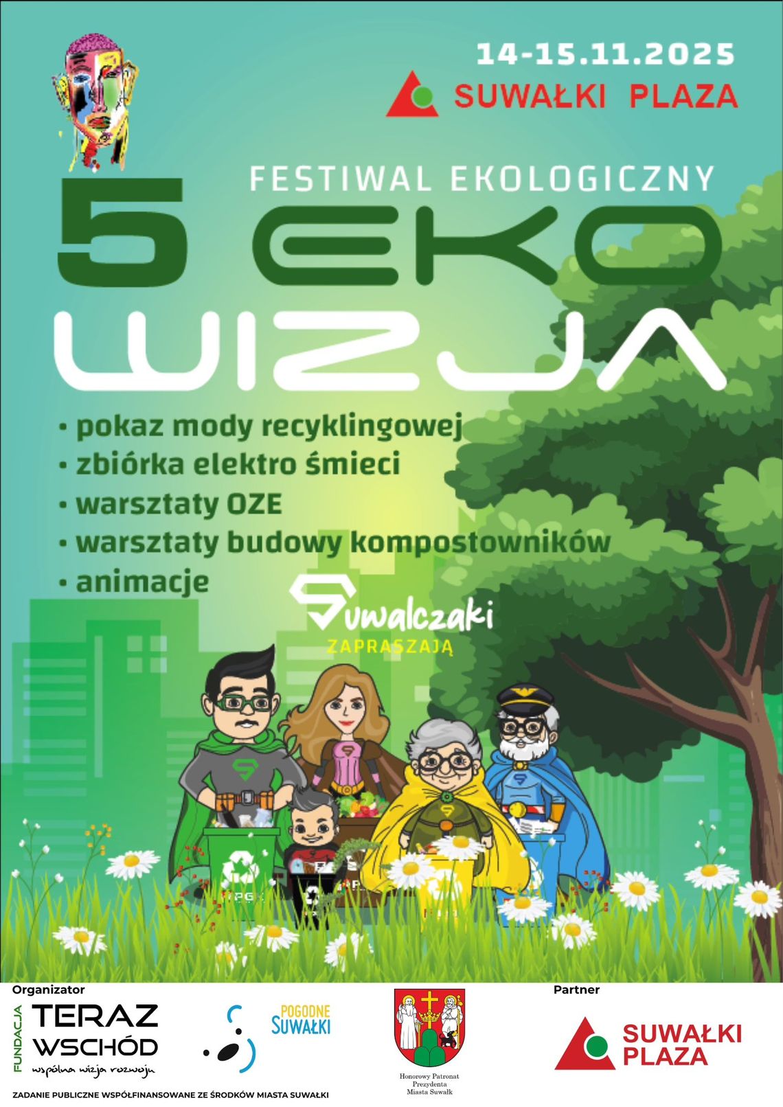 💚 EKO WIZJA 2025 – Suwałki świętują 5. edycję festiwalu ekologicznego! 🌱