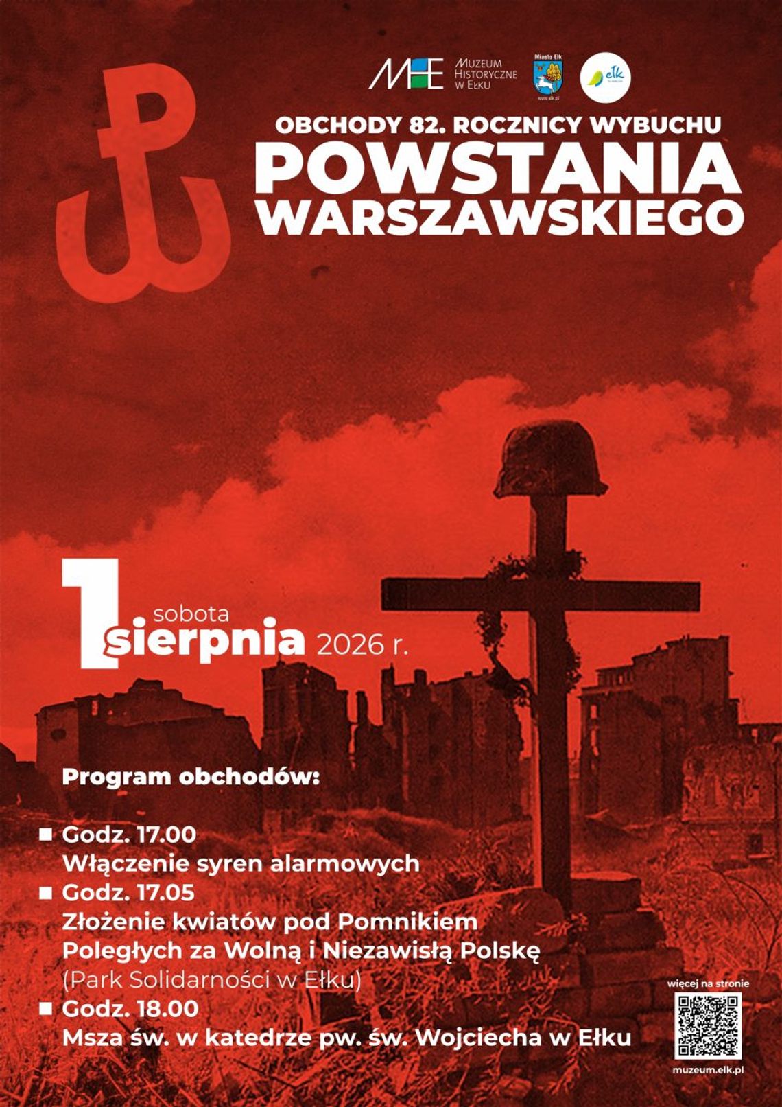 Ełk uczci 82. rocznicę wybuchu Powstania Warszawskiego. 1 sierpnia zabrzmią syreny alarmowe Ełk uczci 82. rocznicę wybuchu Powstania Warszawskiego. 1 sierpnia zabrzmią syreny alarmowe