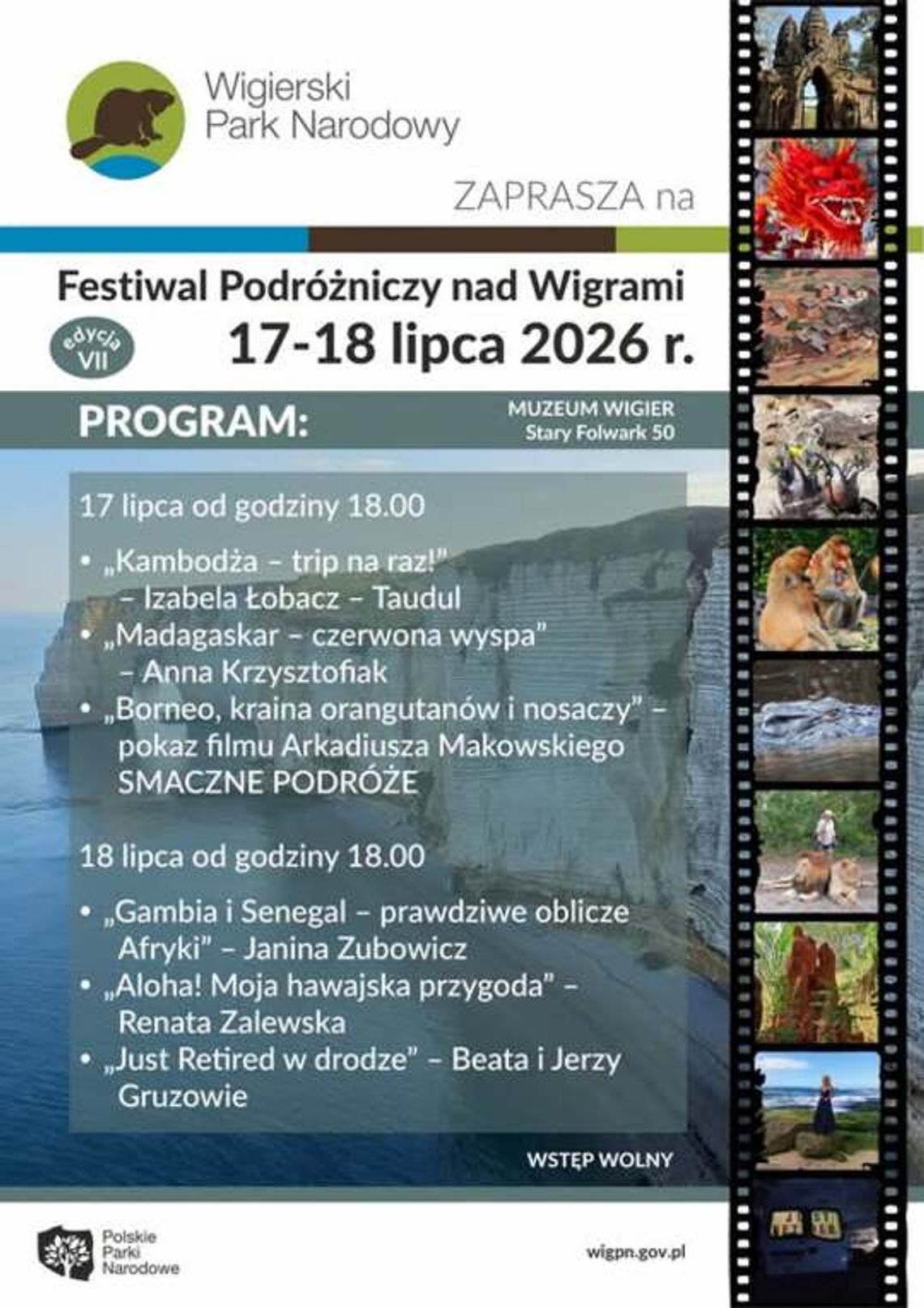Festiwal Podróżniczy nad Wigrami już w ten weekend. Egzotyczne opowieści i filmy z całego świata Festiwal Podróżniczy nad Wigrami już w ten weekend. Egzotyczne opowieści i filmy z całego świata