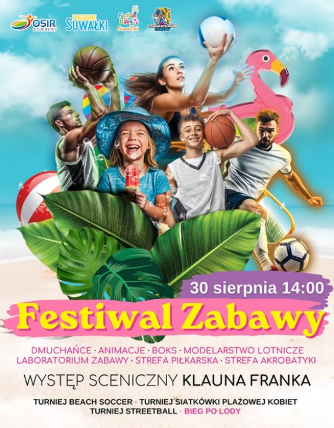 Festiwal Zabawy wraca do Suwałk! Tak zakończymy wakacje Festiwal Zabawy wraca do Suwałk! Tak zakończymy wakacje