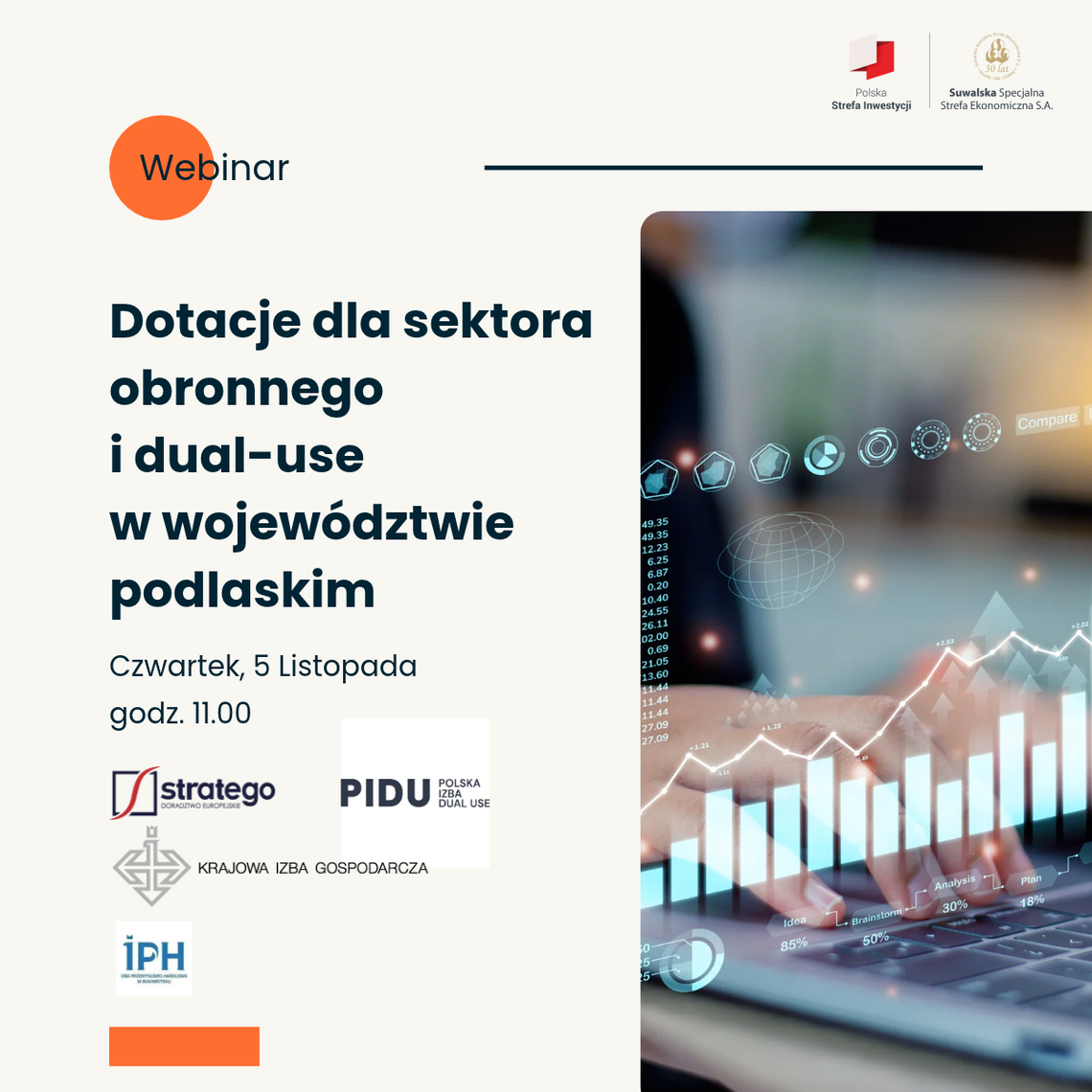 Firmy z województwa podlaskiego mogą zdobyć dotacje UE. Webinar już 5 listopada Firmy z województwa podlaskiego mogą zdobyć dotacje UE. Webinar już 5 listopada