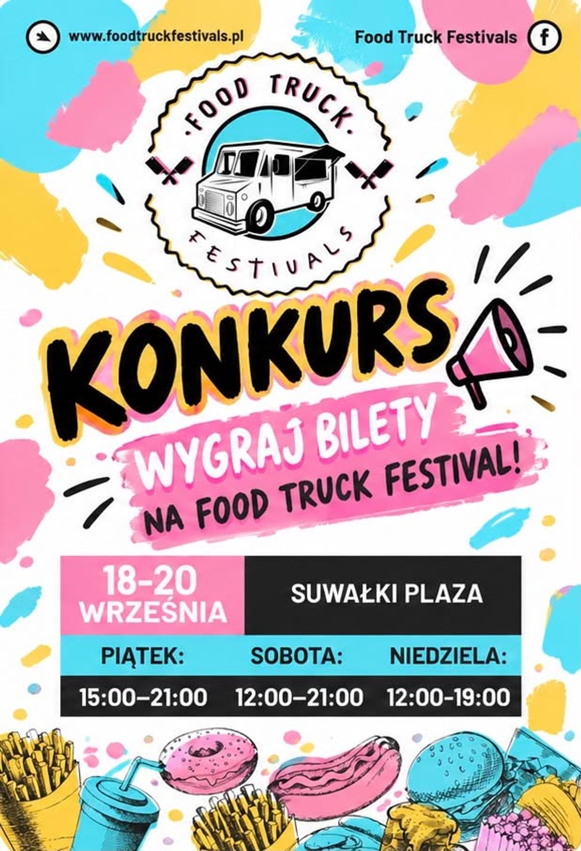 Food Truck Festivals powraca do Suwałk. Kuchnie z całego świata i konkurs z voucherami! Food Truck Festivals powraca do Suwałk. Kuchnie z całego świata i konkurs z voucherami!