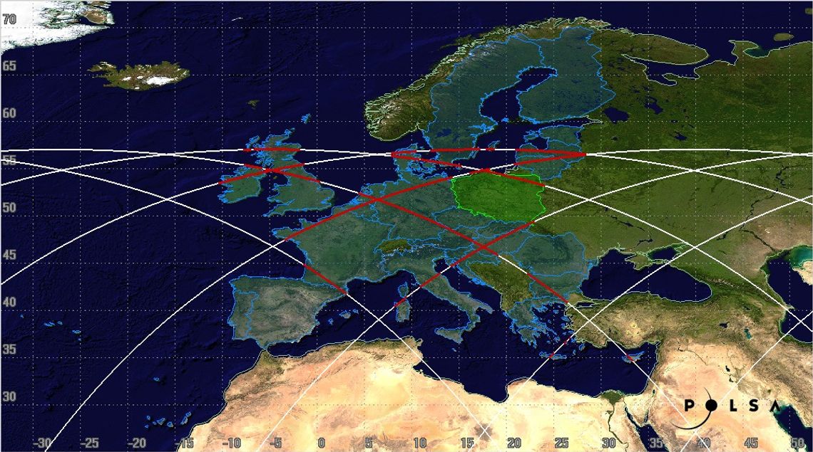 Fragment rakiety może przelecieć nad Suwalszczyzną Fragment rakiety może przelecieć nad Suwalszczyzną