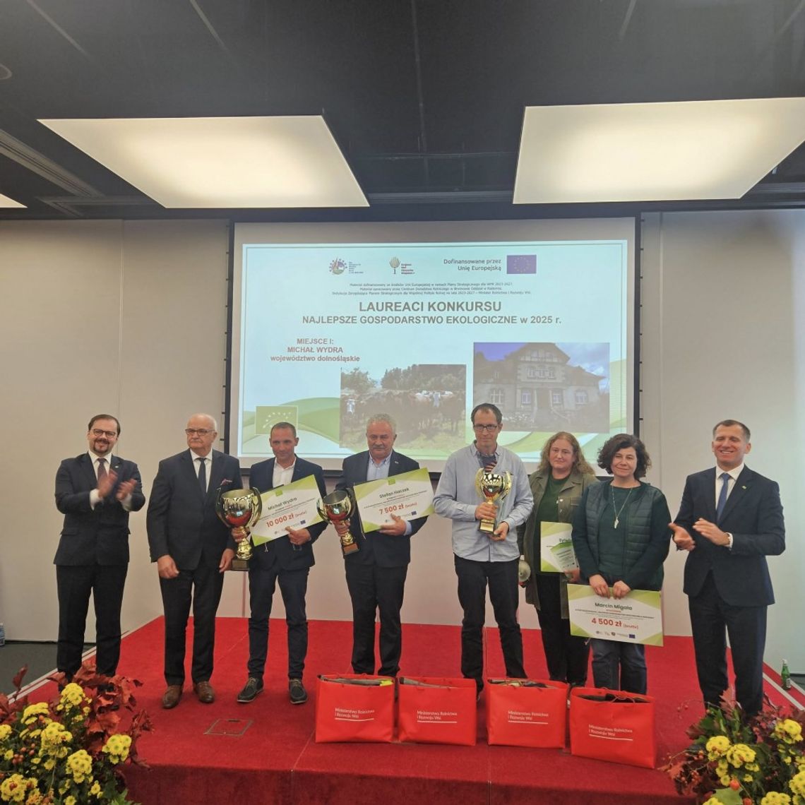 🥉 Gospodarstwo ekologiczne Rydzewscy z Jemielistego na podium! Trzecie miejsce w Polsce
