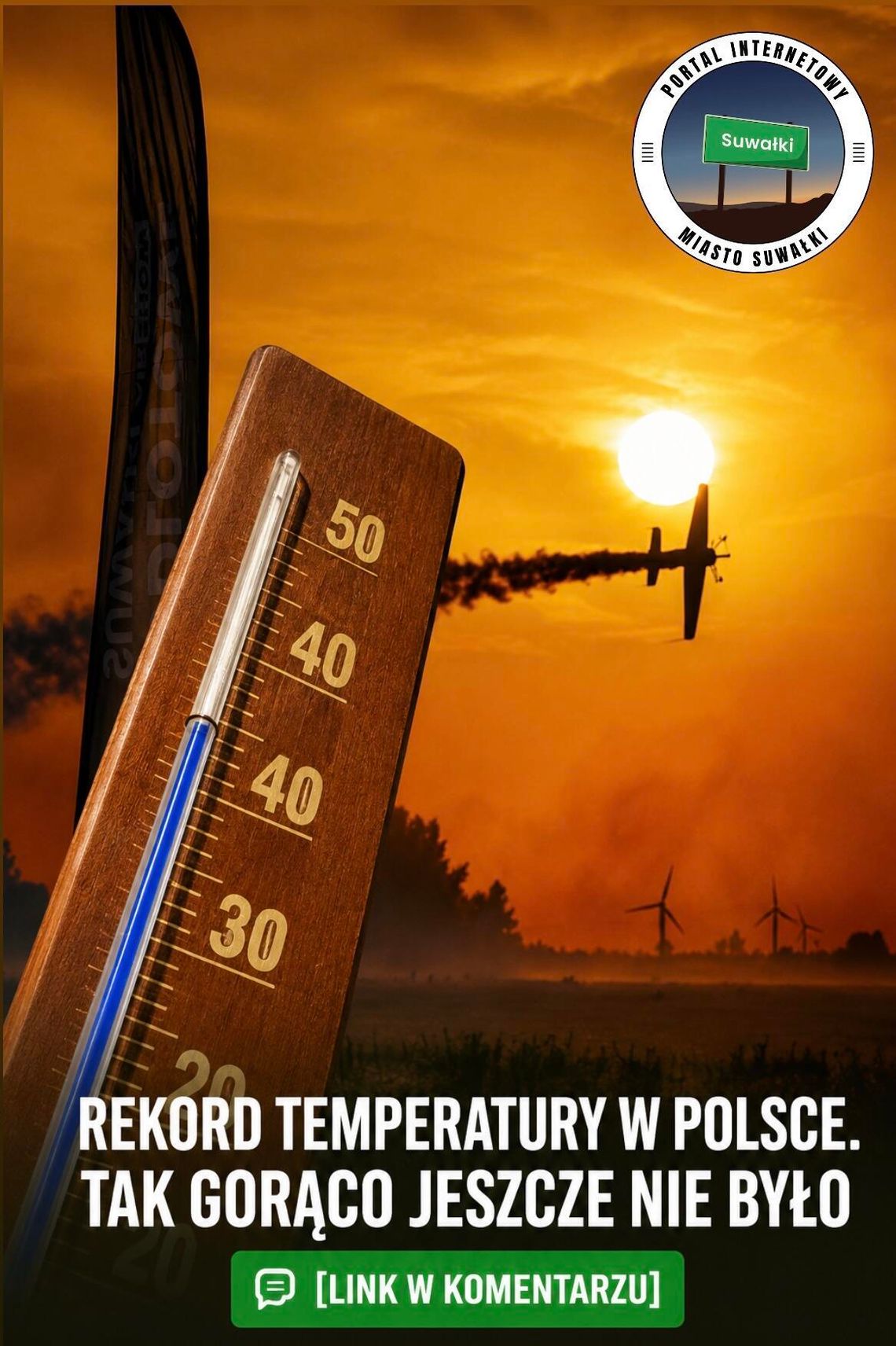 Historyczny upał w Polsce. Padł nowy rekord temperatury