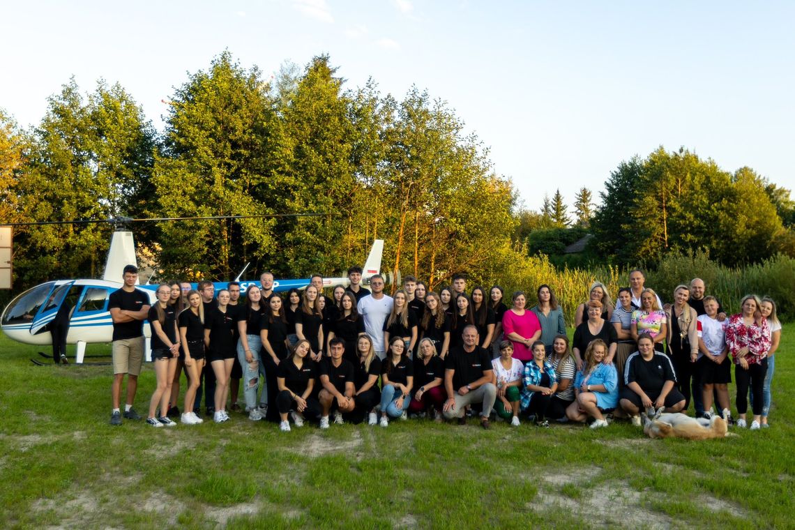 🚁 Impreza firmowa Katering Kalinka – niespodzianka z lotu ptaka!