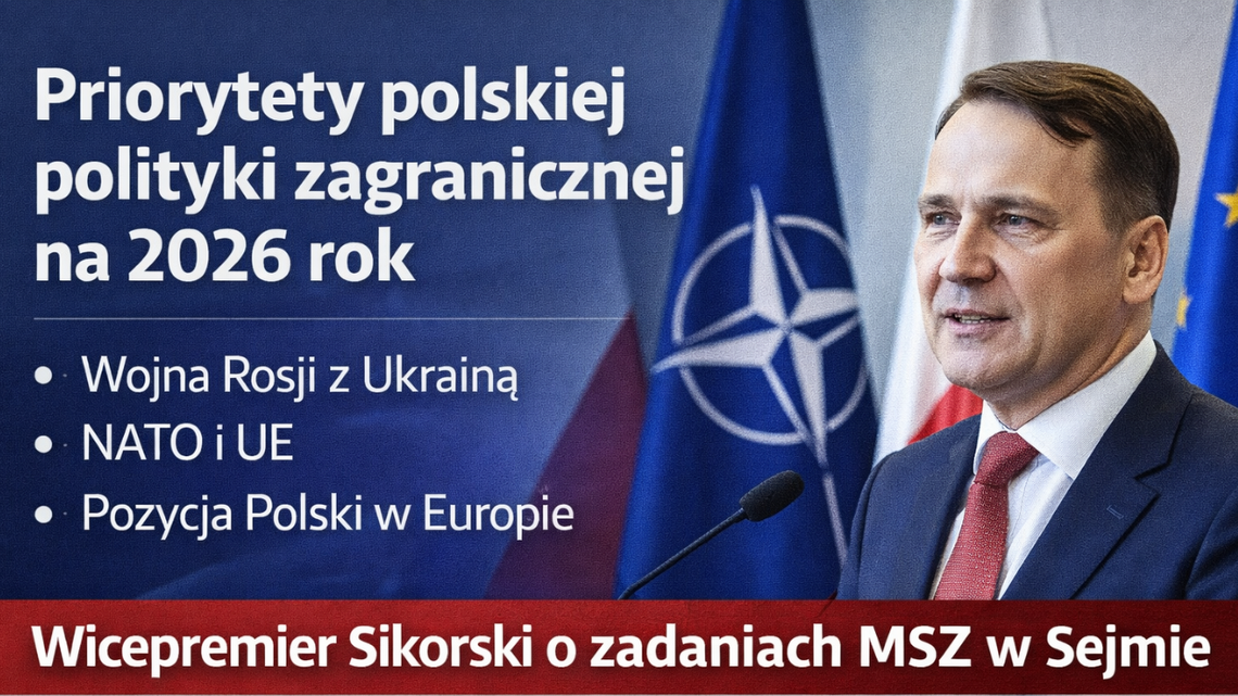 Informacja Ministra Spraw Zagranicznych RP o zadaniach polskiej polityki zagranicznej w 2026 roku