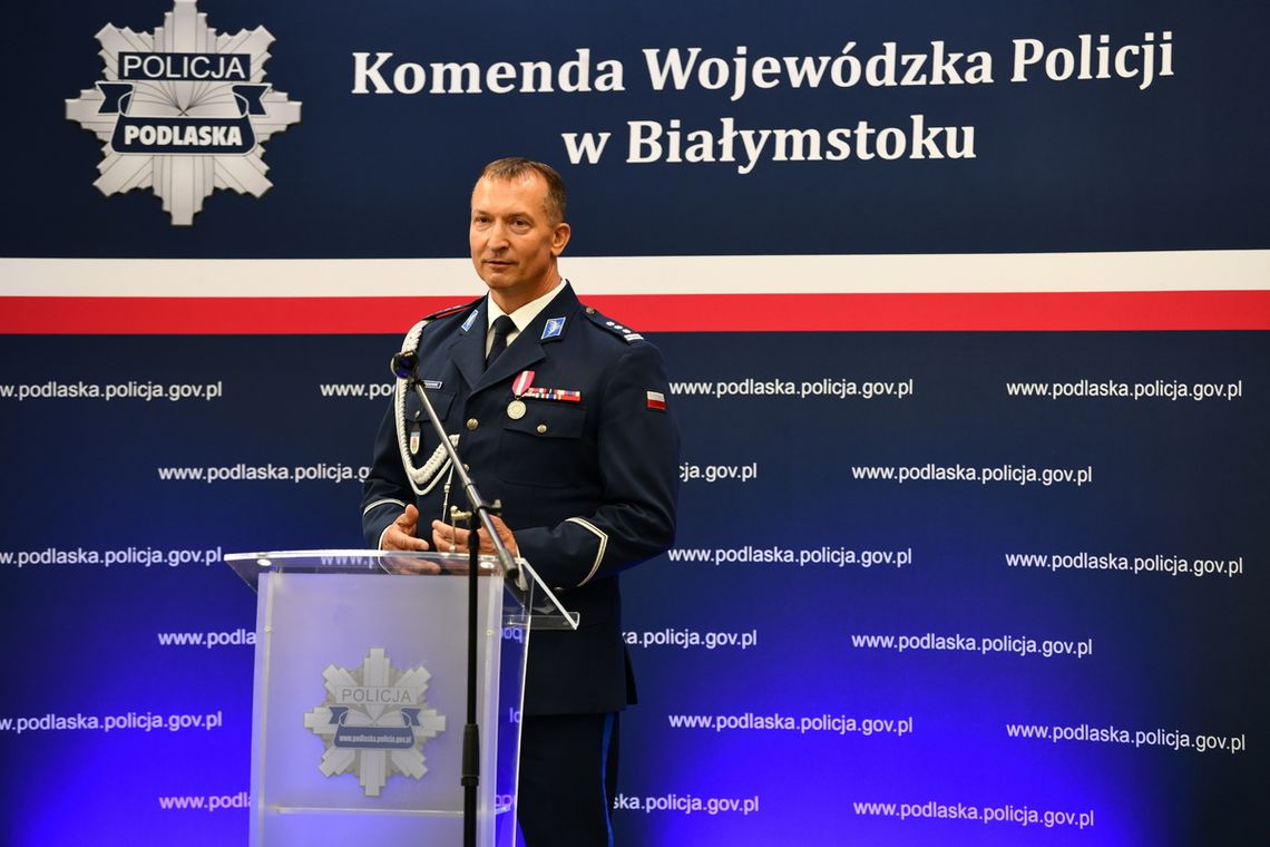 Inspektor Mariusz Kryszkowski nowym Komendantem Wojewódzkim Policji w Białymstoku Inspektor Mariusz Kryszkowski nowym Komendantem Wojewódzkim Policji w Białymstoku