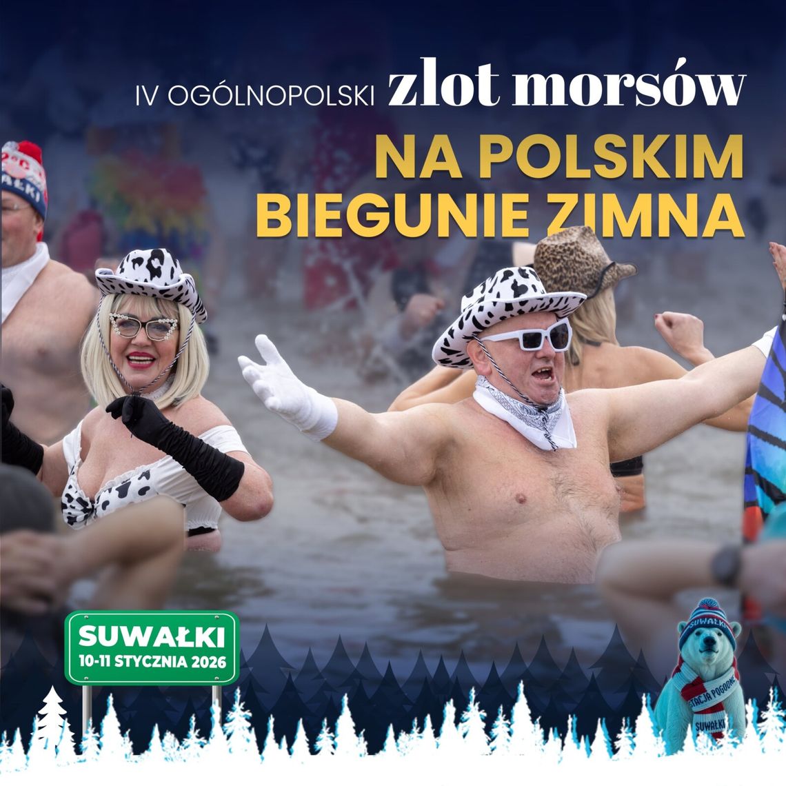 ❄️ IV Ogólnopolski Zlot Morsów na Polskim Biegunie Zimna – Suwałki ponownie stolicą zimowych kąpieli ❄️ IV Ogólnopolski Zlot Morsów na Polskim Biegunie Zimna – Suwałki ponownie stolicą zimowych kąpieli