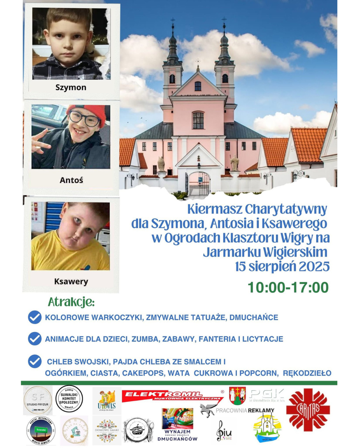 ❤️ Jarmark Wigierski z sercem – kiermasz dla Szymona, Antosia i Ksawerego ❤️ Jarmark Wigierski z sercem – kiermasz dla Szymona, Antosia i Ksawerego