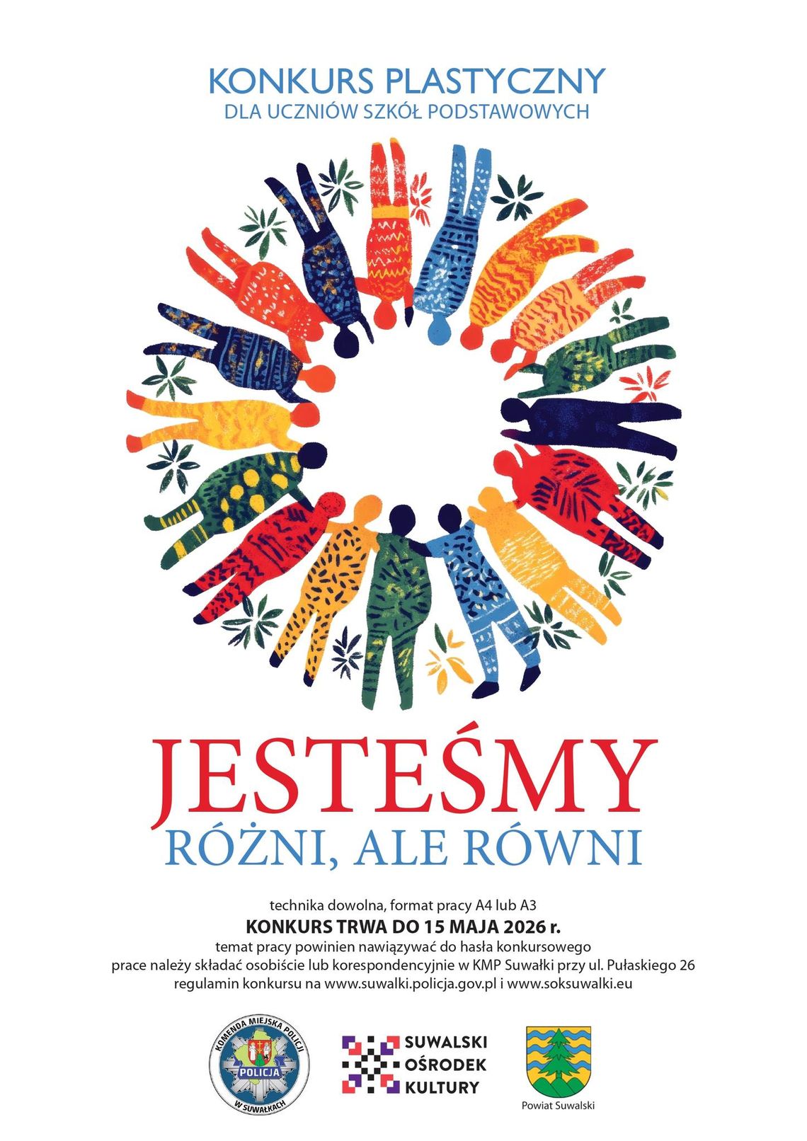 „Jesteśmy różni, ale równi”. Rusza konkurs plastyczny dla uczniów