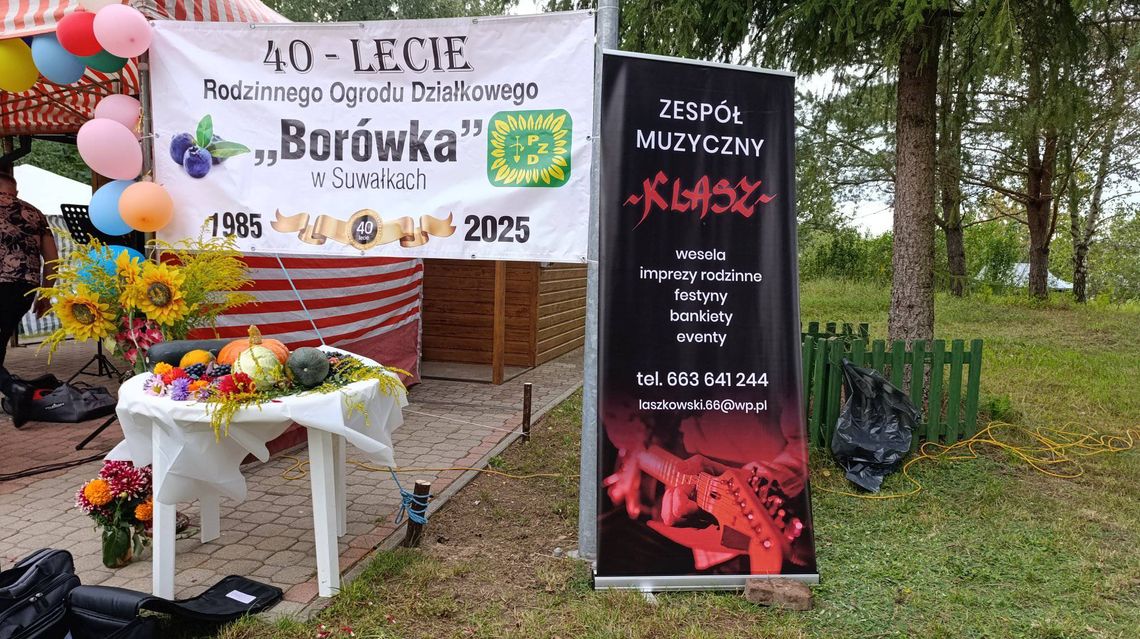 🎉 Jubileusz 40-lecia Rodzinnego Ogrodu Działkowego „Borówka” w Suwałkach