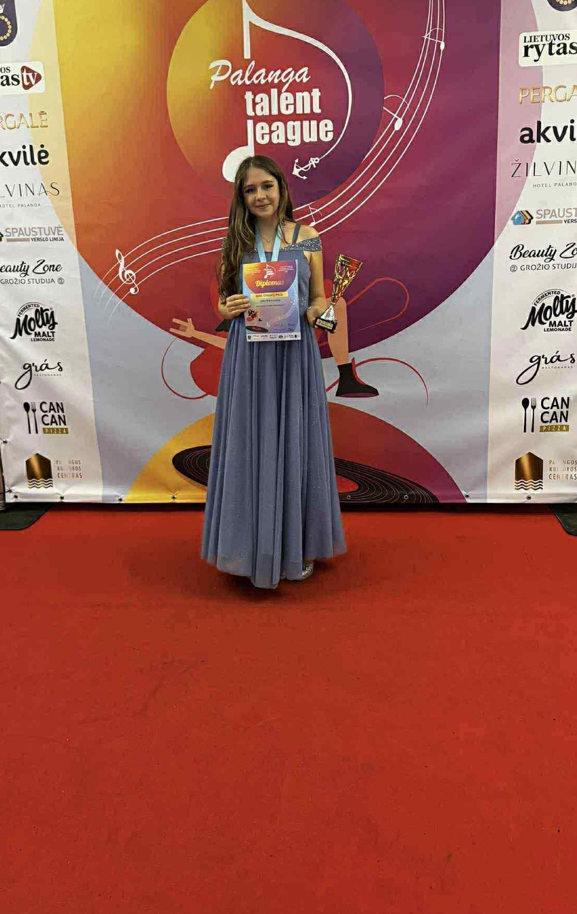 Julia Markowska z Suwałk zdobyła Grand Prix na Festiwalu Palanga Talent League 2025
