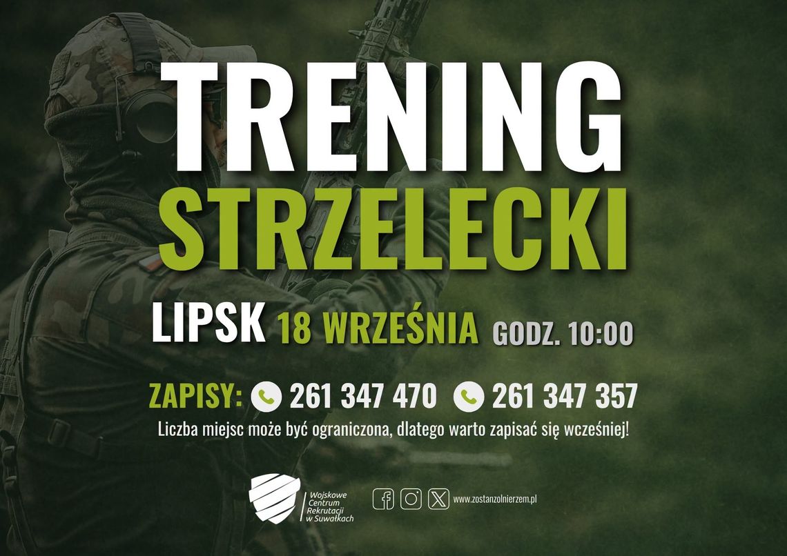 Już jutro zajęcia strzeleckie w Lipsku. Udział jest bezpłatny Już jutro zajęcia strzeleckie w Lipsku. Udział jest bezpłatny