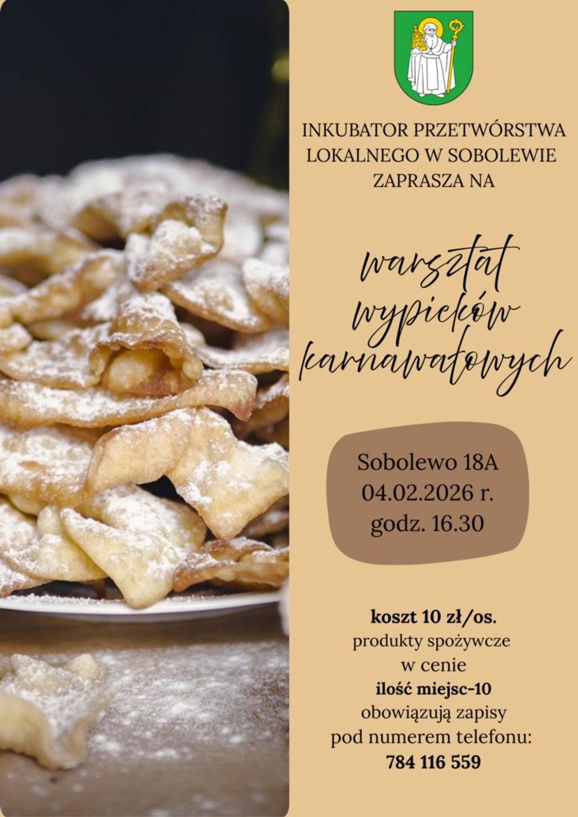 🍩 Karnawałowe wypieki w Sobolewie! Zaproszenie na warsztaty pełne smaków 🍩 Karnawałowe wypieki w Sobolewie! Zaproszenie na warsztaty pełne smaków
