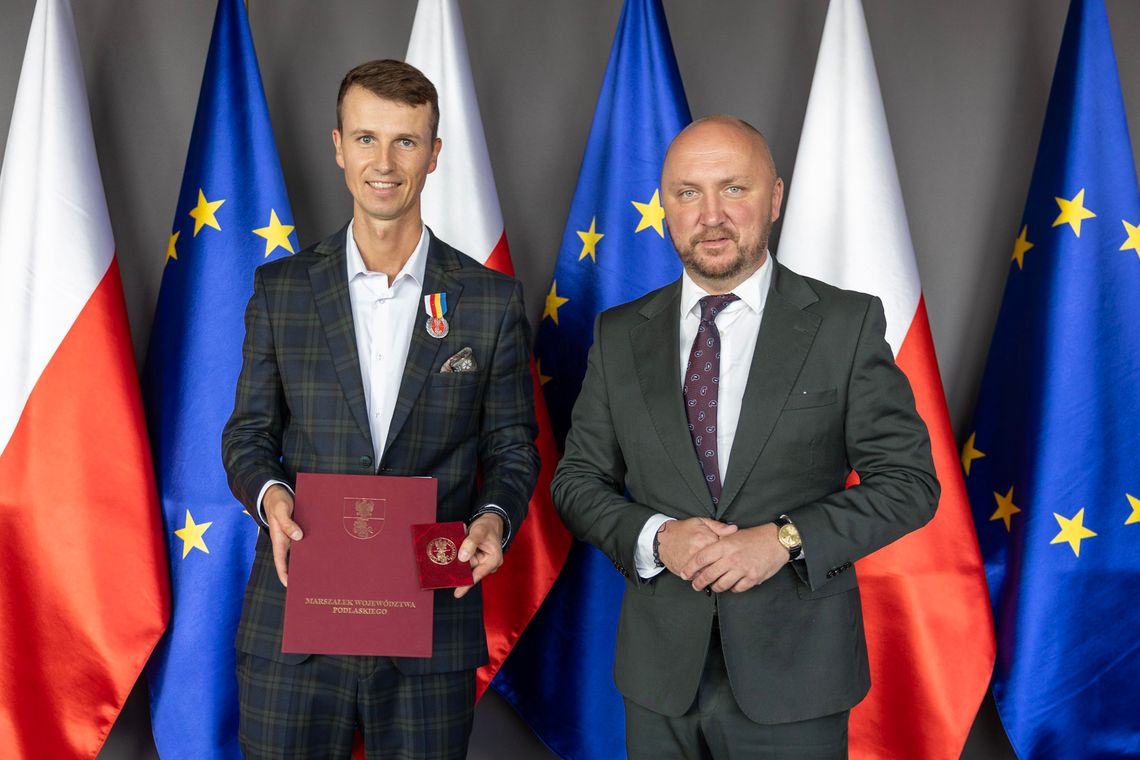 Karol Jakubowski z Odznaką Honorową Województwa Podlaskiego Karol Jakubowski z Odznaką Honorową Województwa Podlaskiego