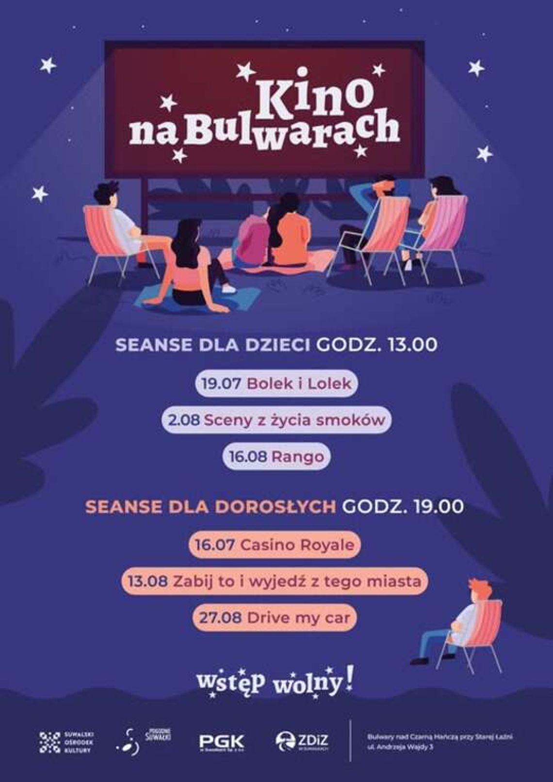 Kino na Bulwarach w Suwałkach. Przed nami „Casino Royale” i „Bolek i Lolek” Kino na Bulwarach w Suwałkach. Przed nami „Casino Royale” i „Bolek i Lolek”