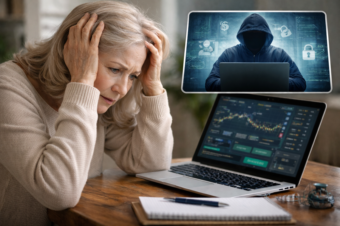 Kliknęła w reklamę inwestycji i straciła 70 tysięcy złotych 💻💸