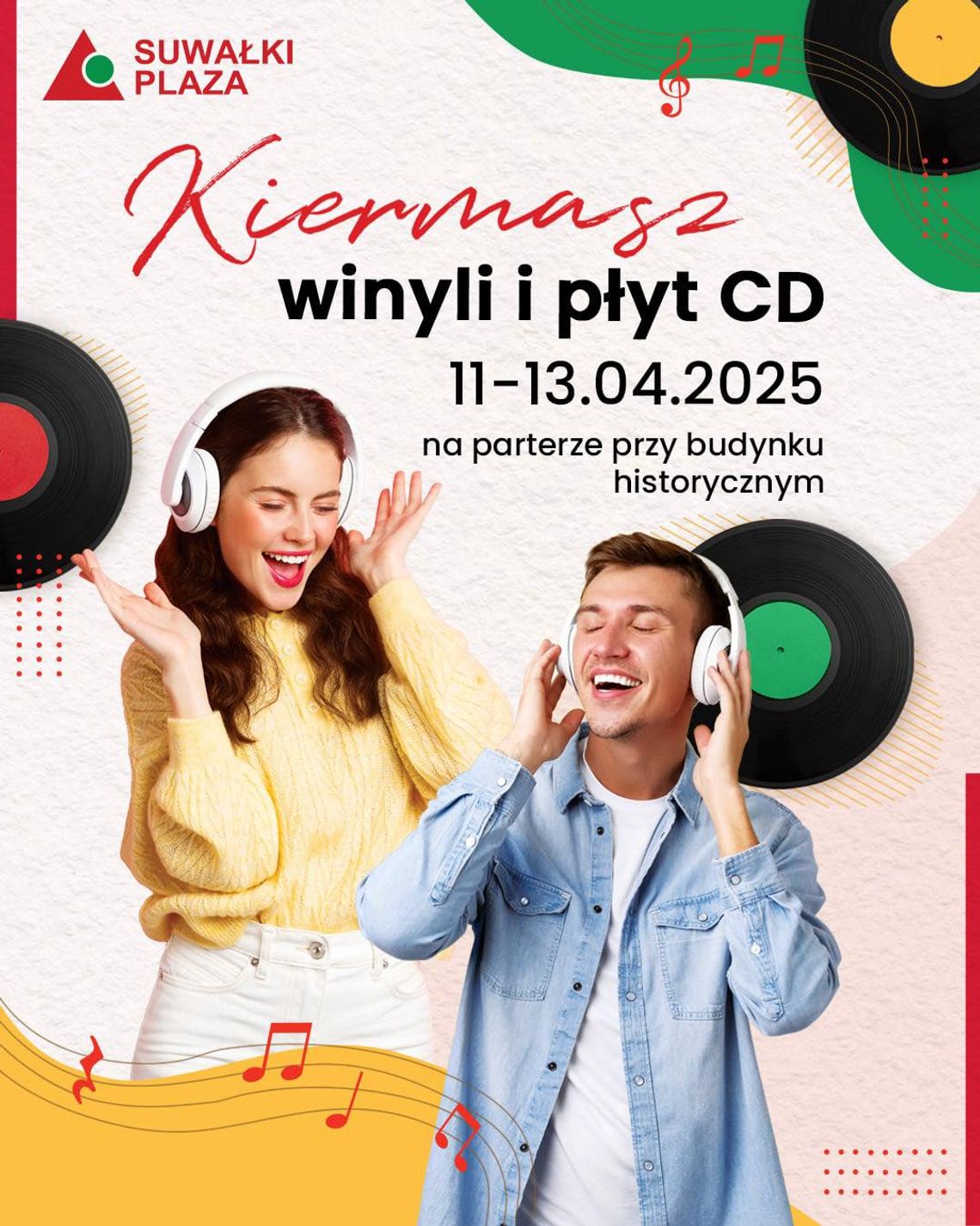 🎶 Kochasz winyle? A może masz sentyment do płyt CD? 💿 📀 Płyty w Twoim Mieście – Suwałki Plaza 🎧