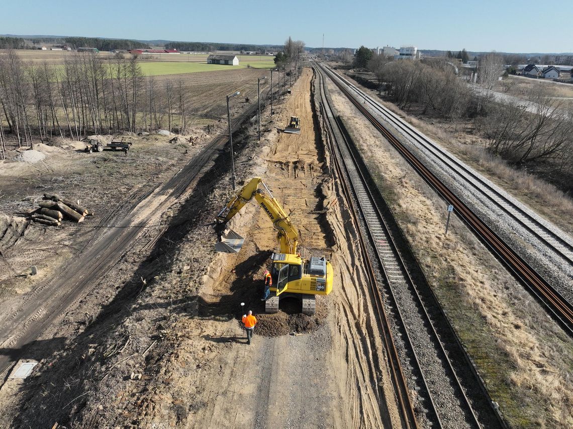 Kolej wraca do Łomży. Trwają duże inwestycje na styku województw