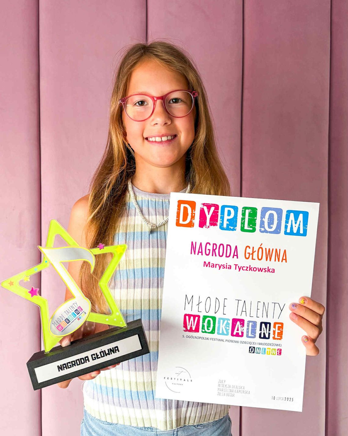 🎤 Kolejne wokalne sukcesy Marii Tyczkowskiej ze Studia Piosenki „Świetlik”! 🥇🎶