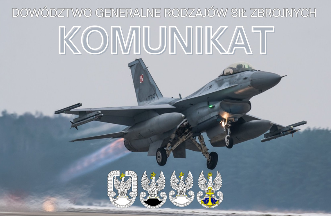 Komunikat Dowództwa Generalnego Rodzajów Sił Zbrojnych