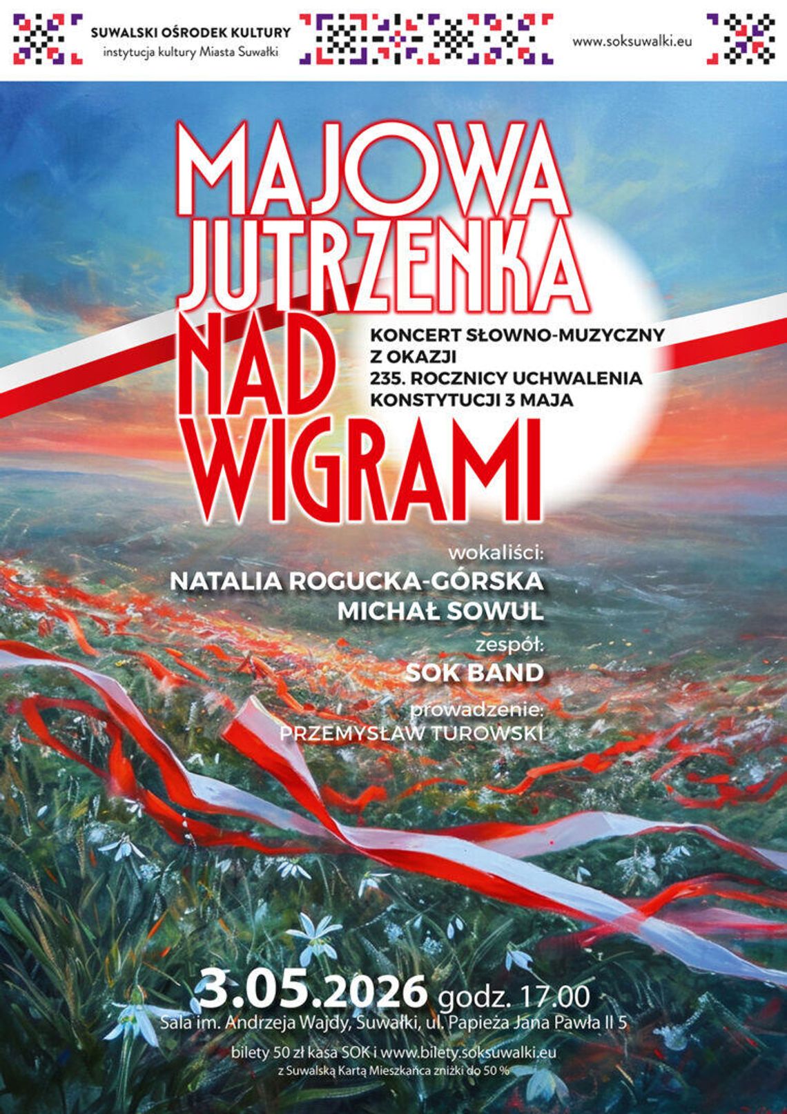 Koncert „Majowa Jutrzenka nad Wigrami” – muzyczny hołd dla Konstytucji 3 Maja