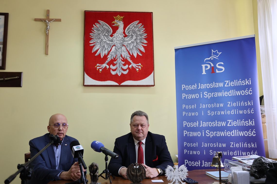Konferencja prasowa Jarosława Zielińskiego